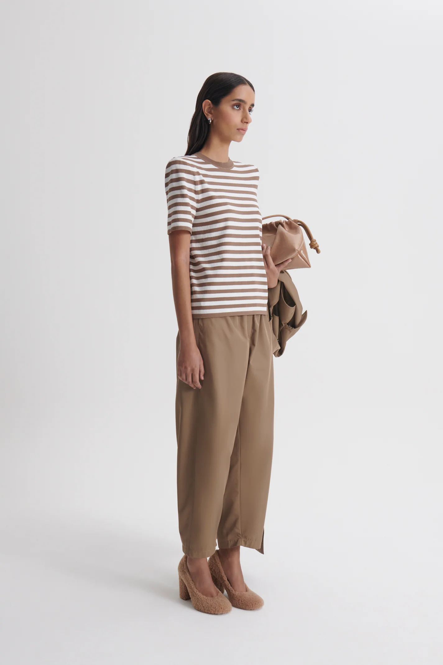 CREPE KNIT STRIPE TSHIRT - Image 6