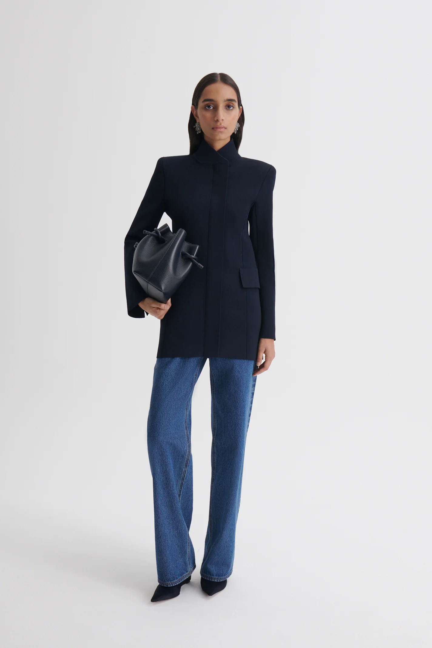 CREPE KNIT TAILORED JACKET - Image 4