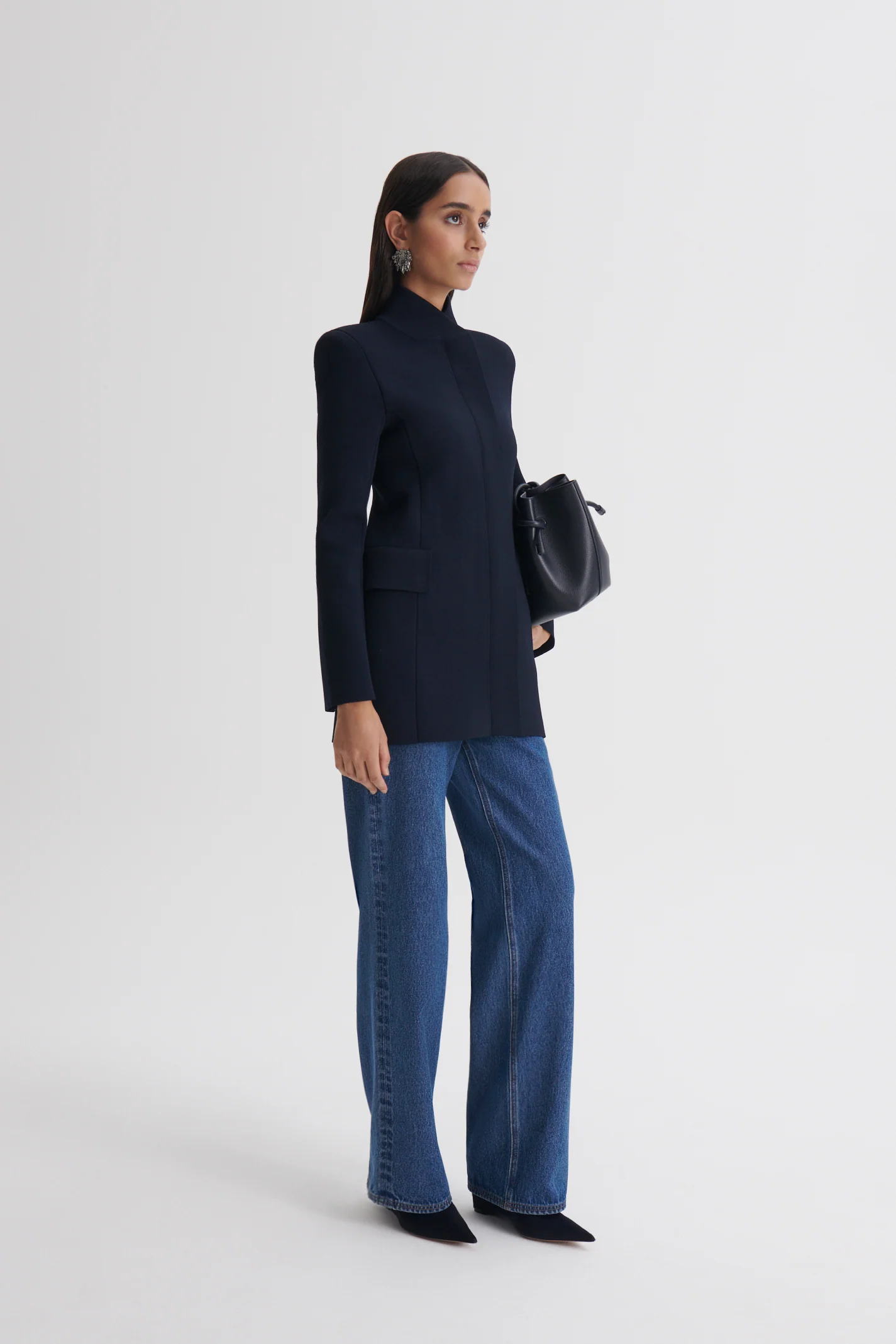 CREPE KNIT TAILORED JACKET - Image 5