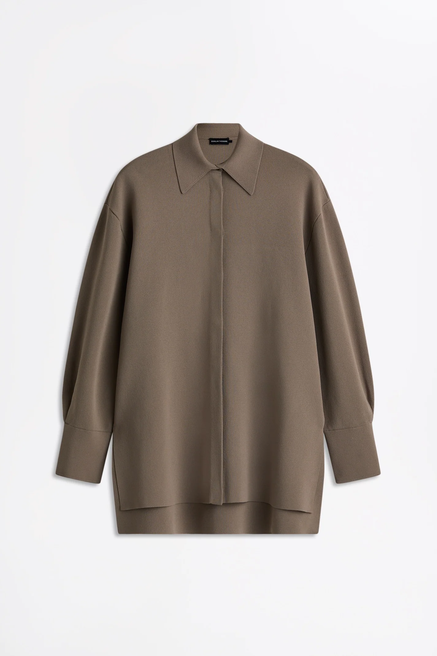 CREPE KNIT TIE SHIRT - Image 11