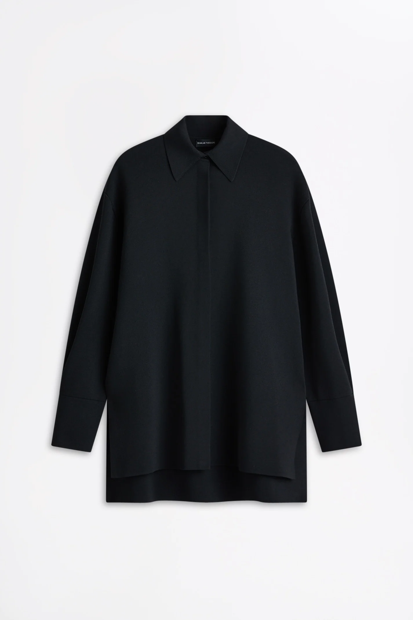 CREPE KNIT TIE SHIRT - Image 10