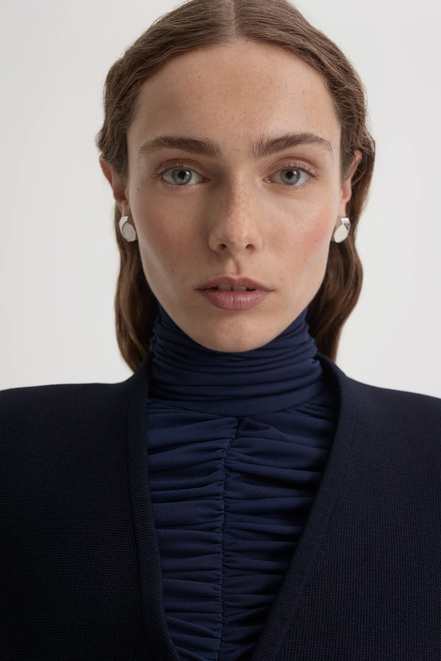 CREPE KNIT WRAP JACKET - Image 8
