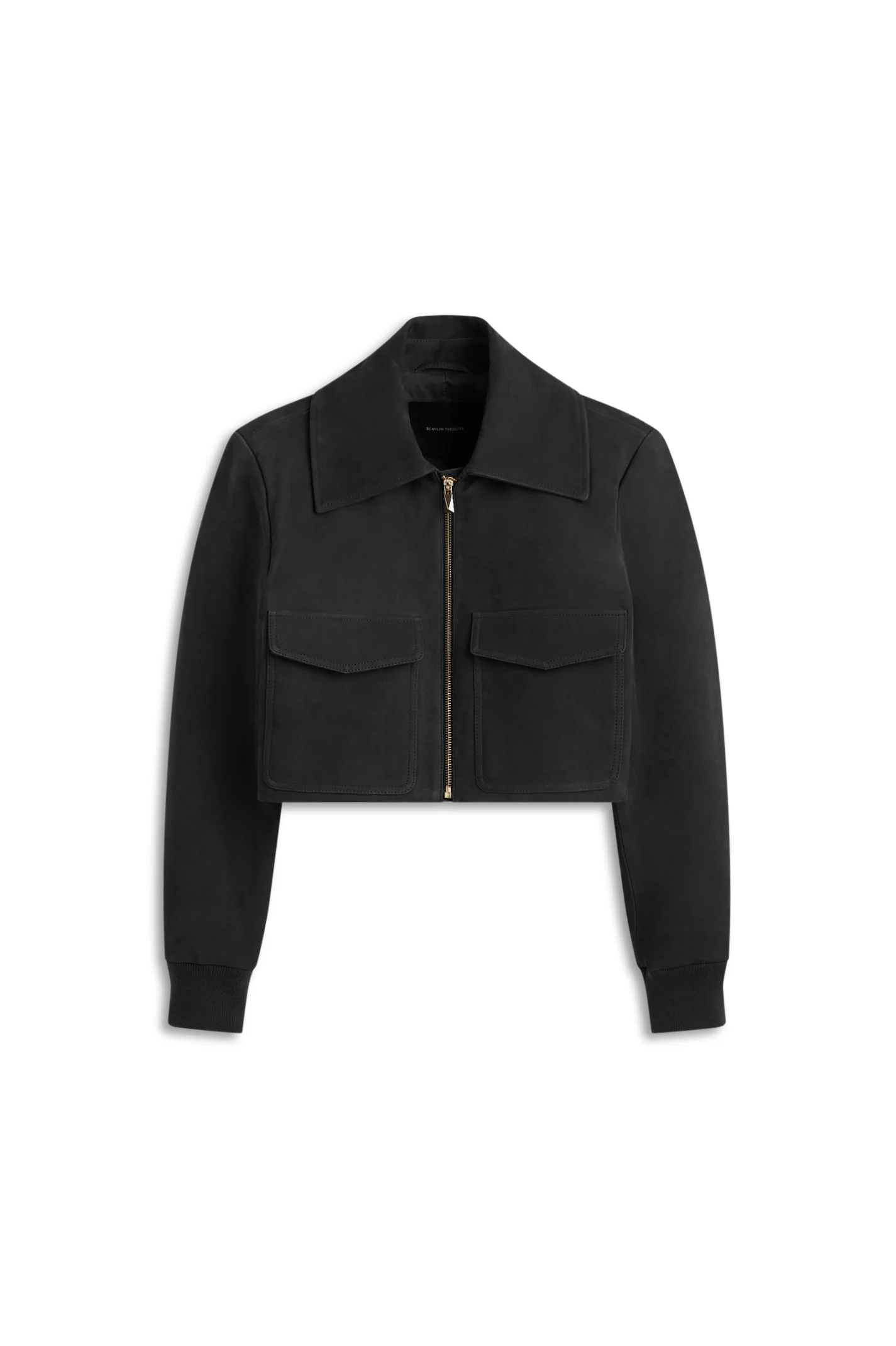CROPPED PATCH POCKET JACKET