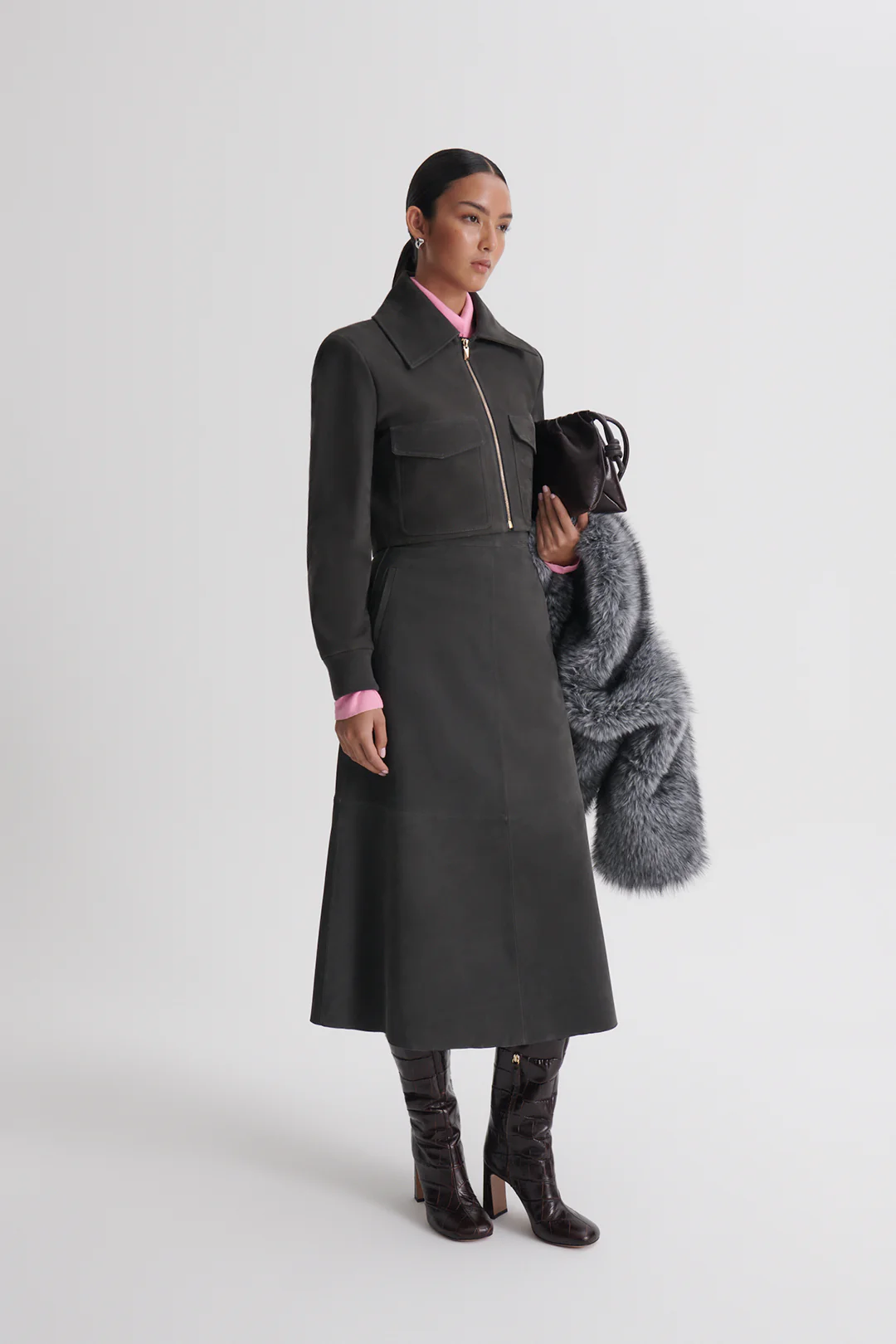 CROPPED PATCH POCKET JACKET - Image 5