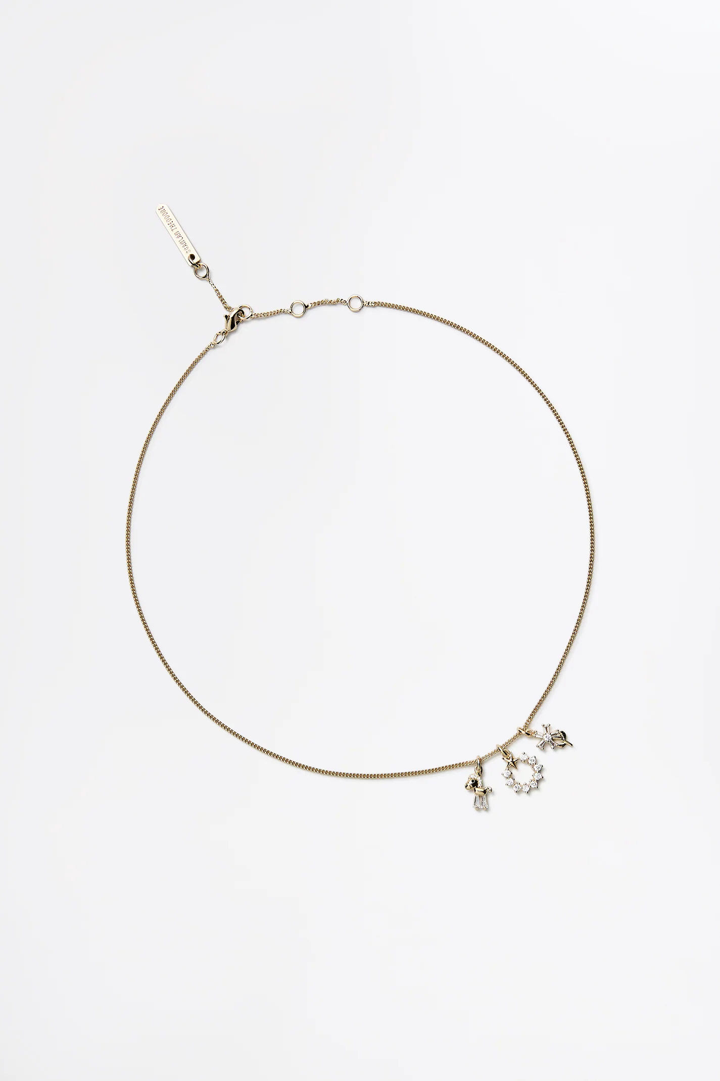 CRYSTAL CHARMS PENDANT CHOKER - Image 2
