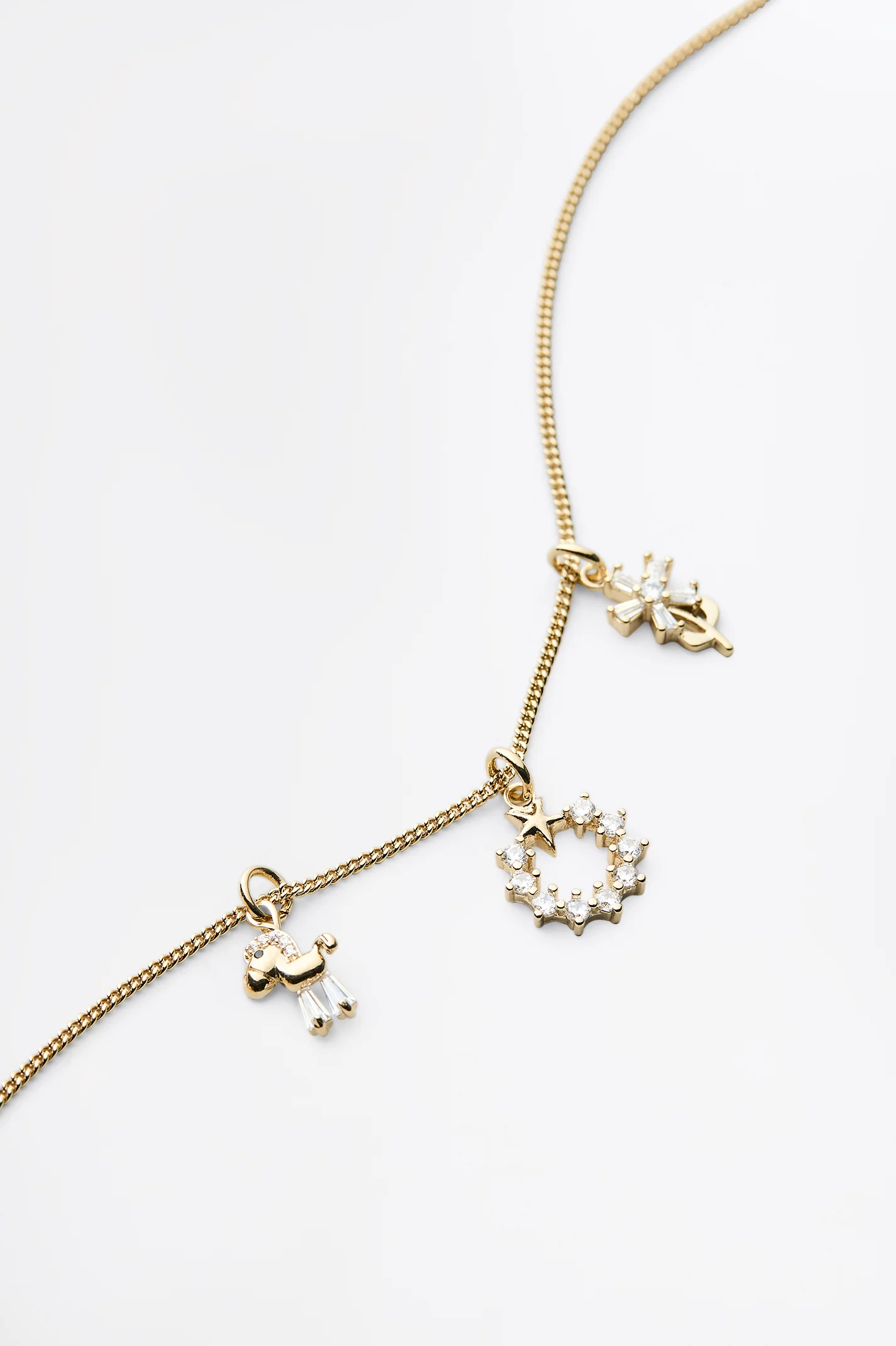 CRYSTAL CHARMS PENDANT CHOKER - Image 4