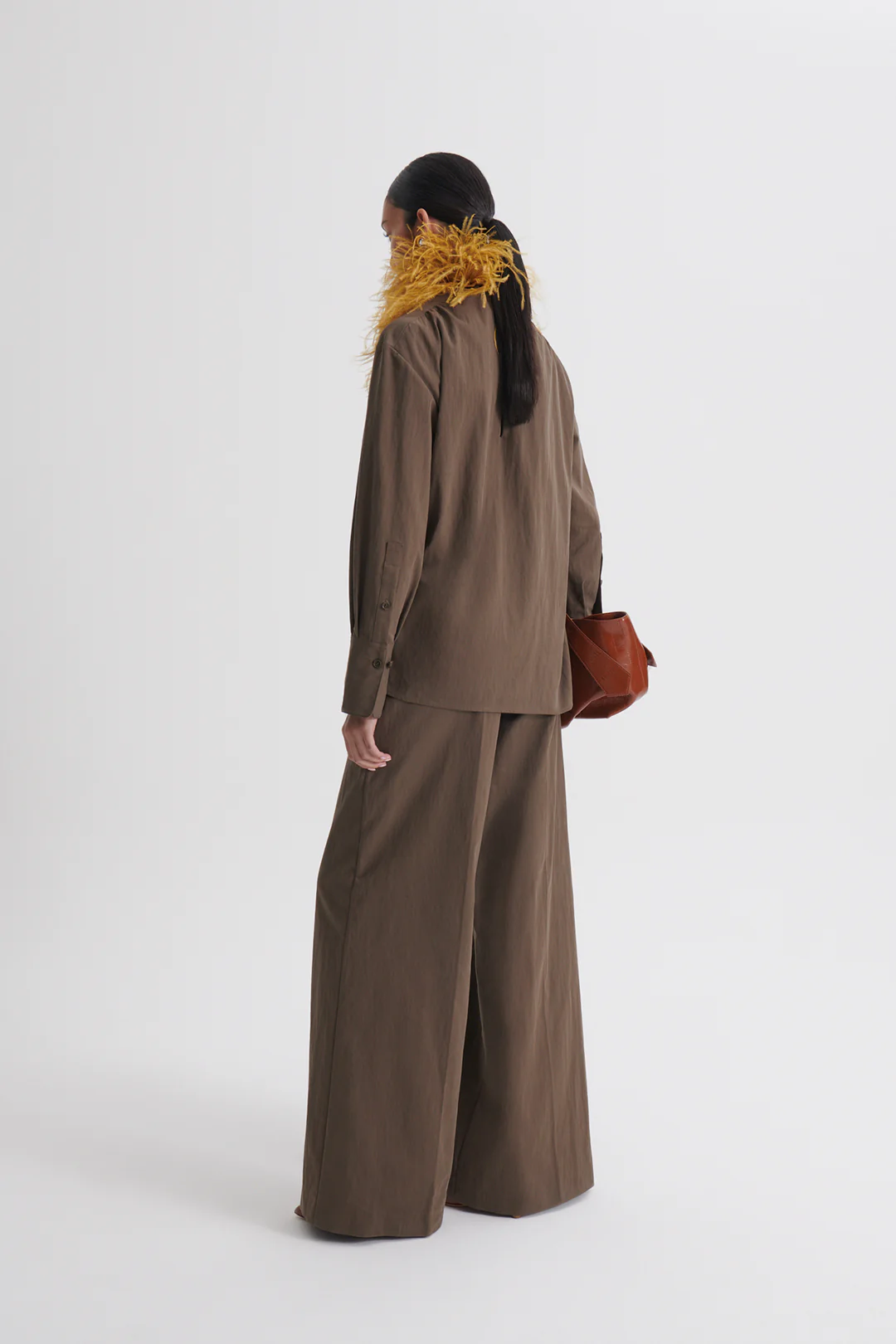 COTTON TWILL CARGO WAIST TROUSER - Image 6