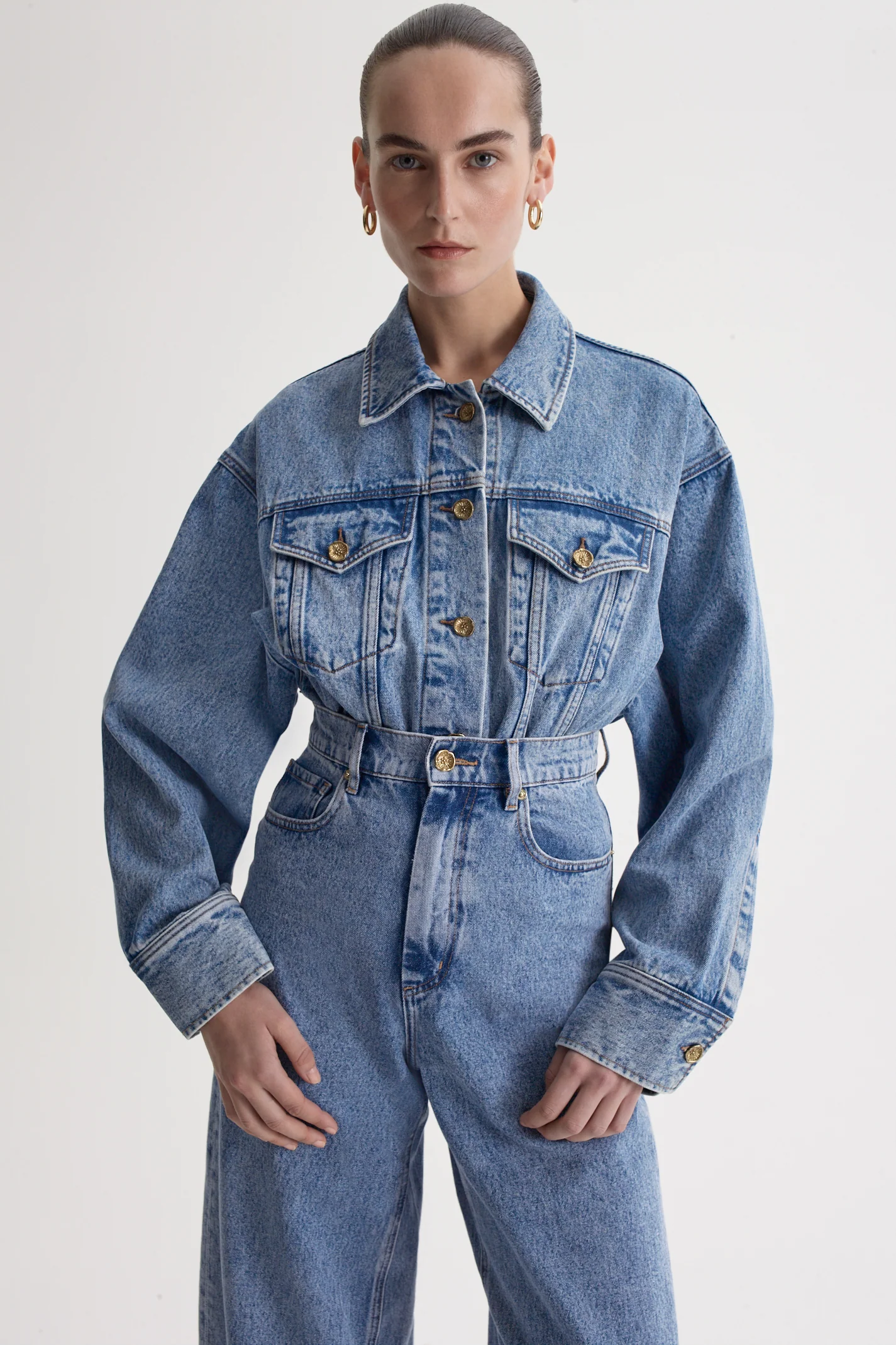 DENIM BARREL LEG JEAN - Image 7