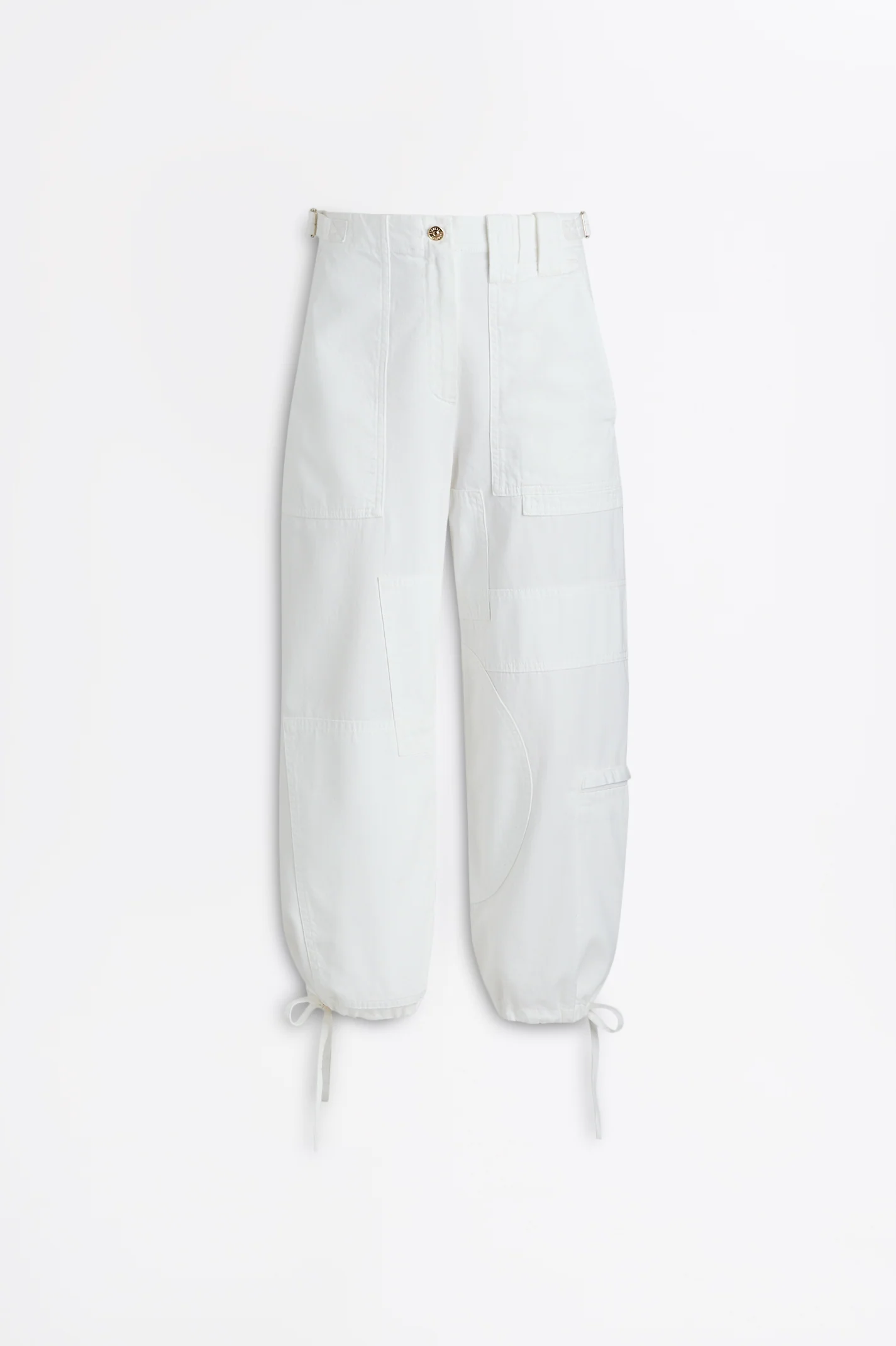 DENIM CROPPED CARGO JEAN - Image 2