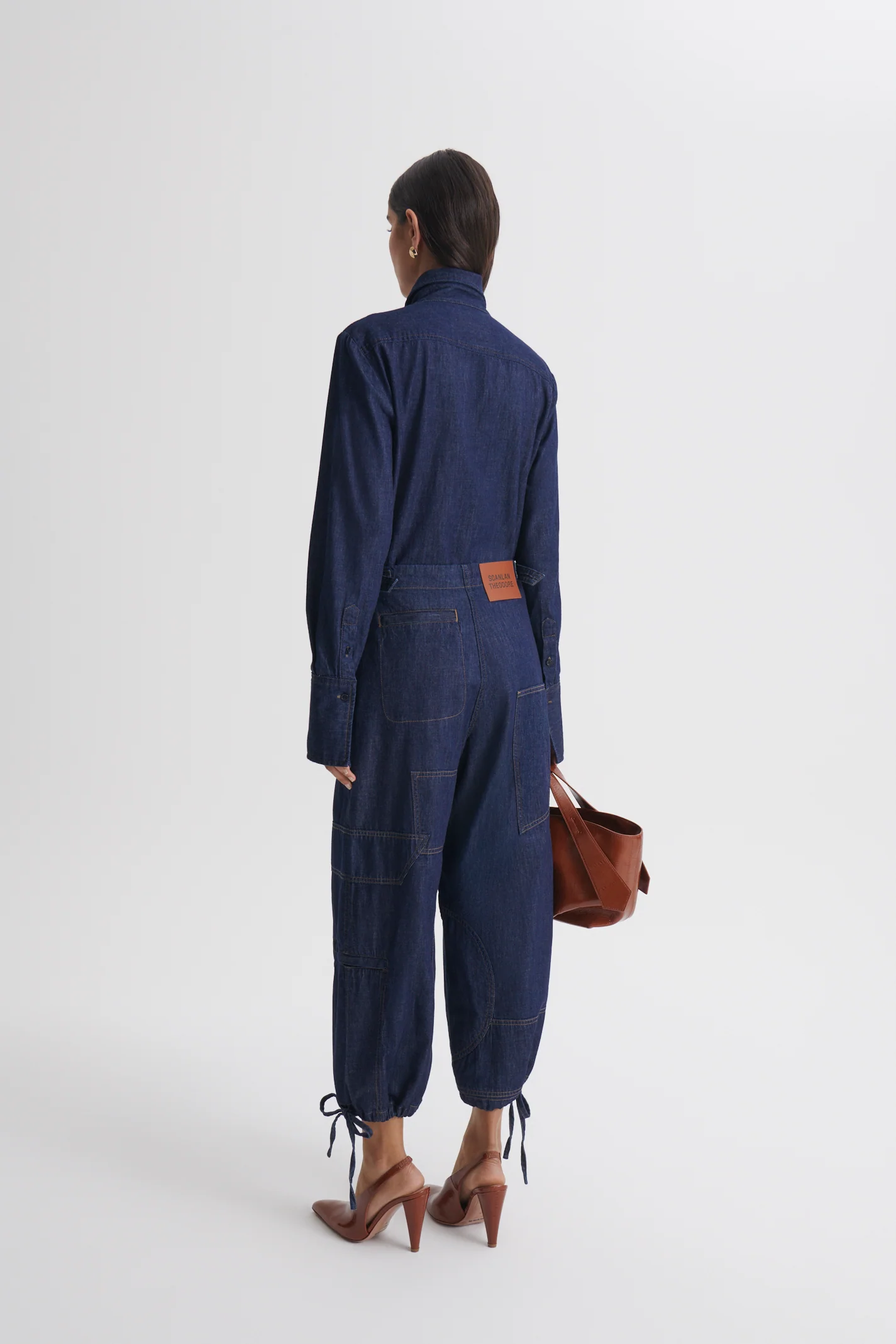 DENIM RUFFLE SHIRT - Image 6