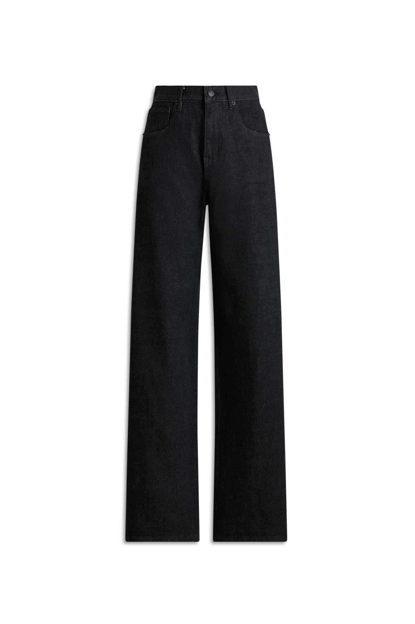 DENIM SELVEDGE WIDE LEG JEAN