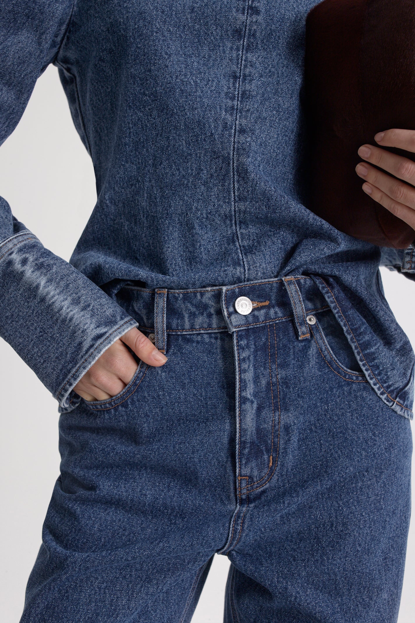 DENIM SELVEDGE WIDE LEG JEAN - Image 7