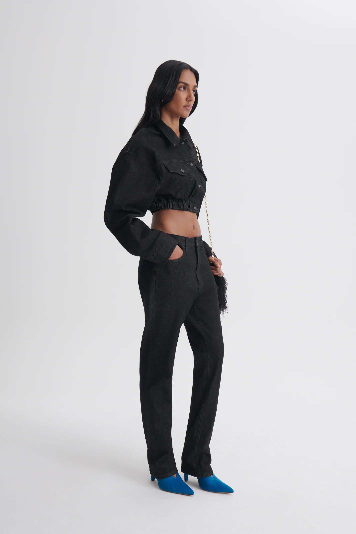 DENIM SLOUCHY SLIM JEAN - Image 5