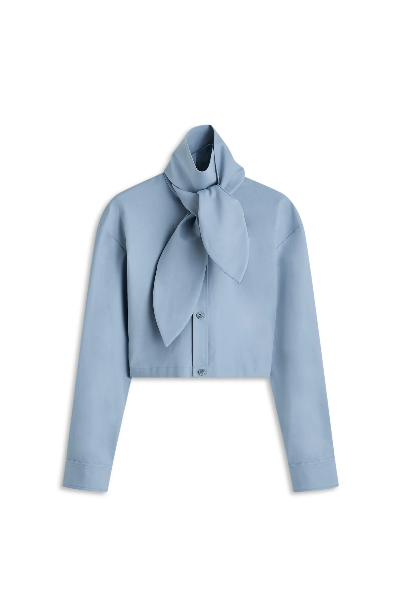 DOUBLE COTTON CRAVAT SHIRT