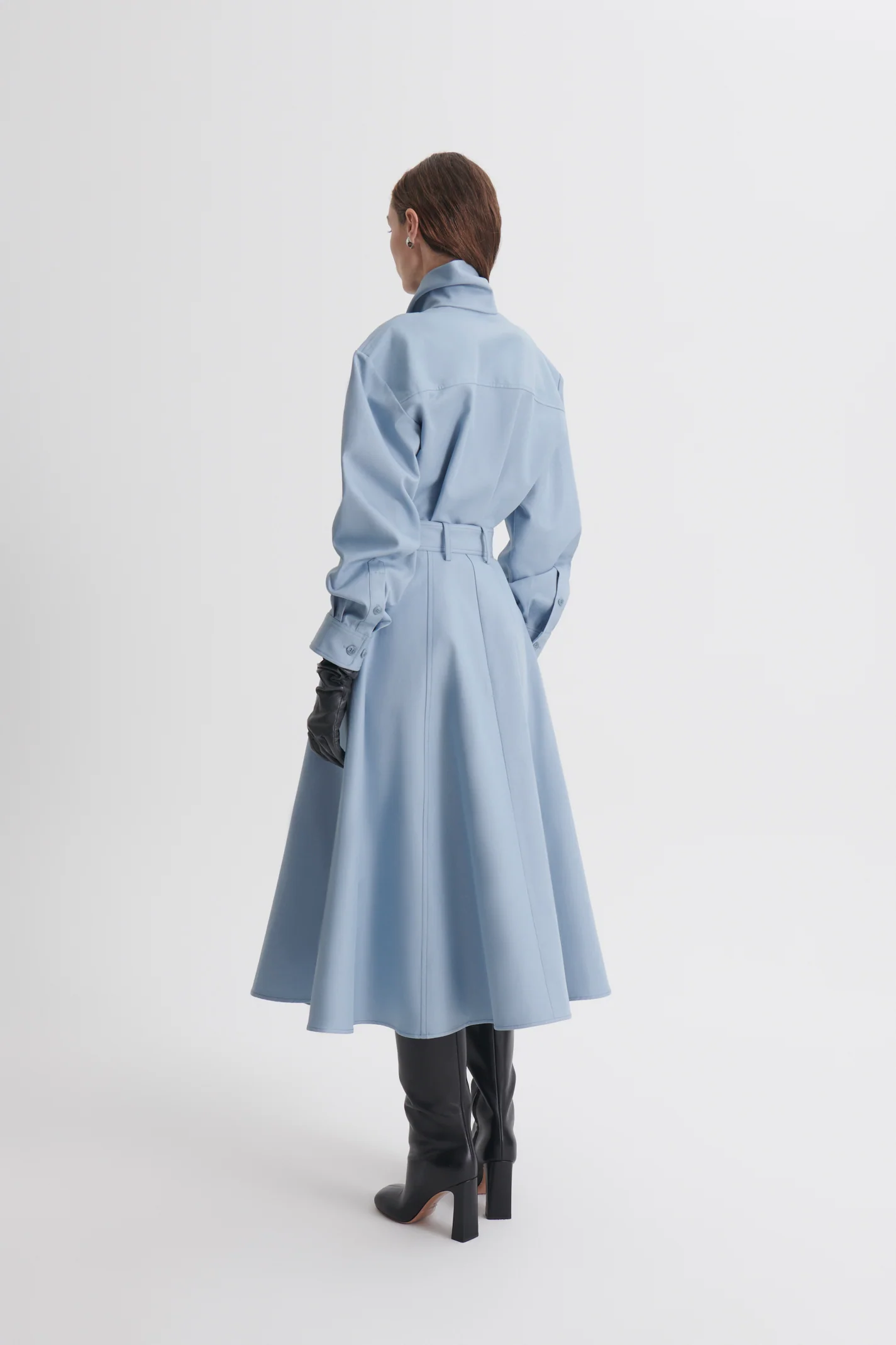 DOUBLE COTTON TRENCH SKIRT - Image 6