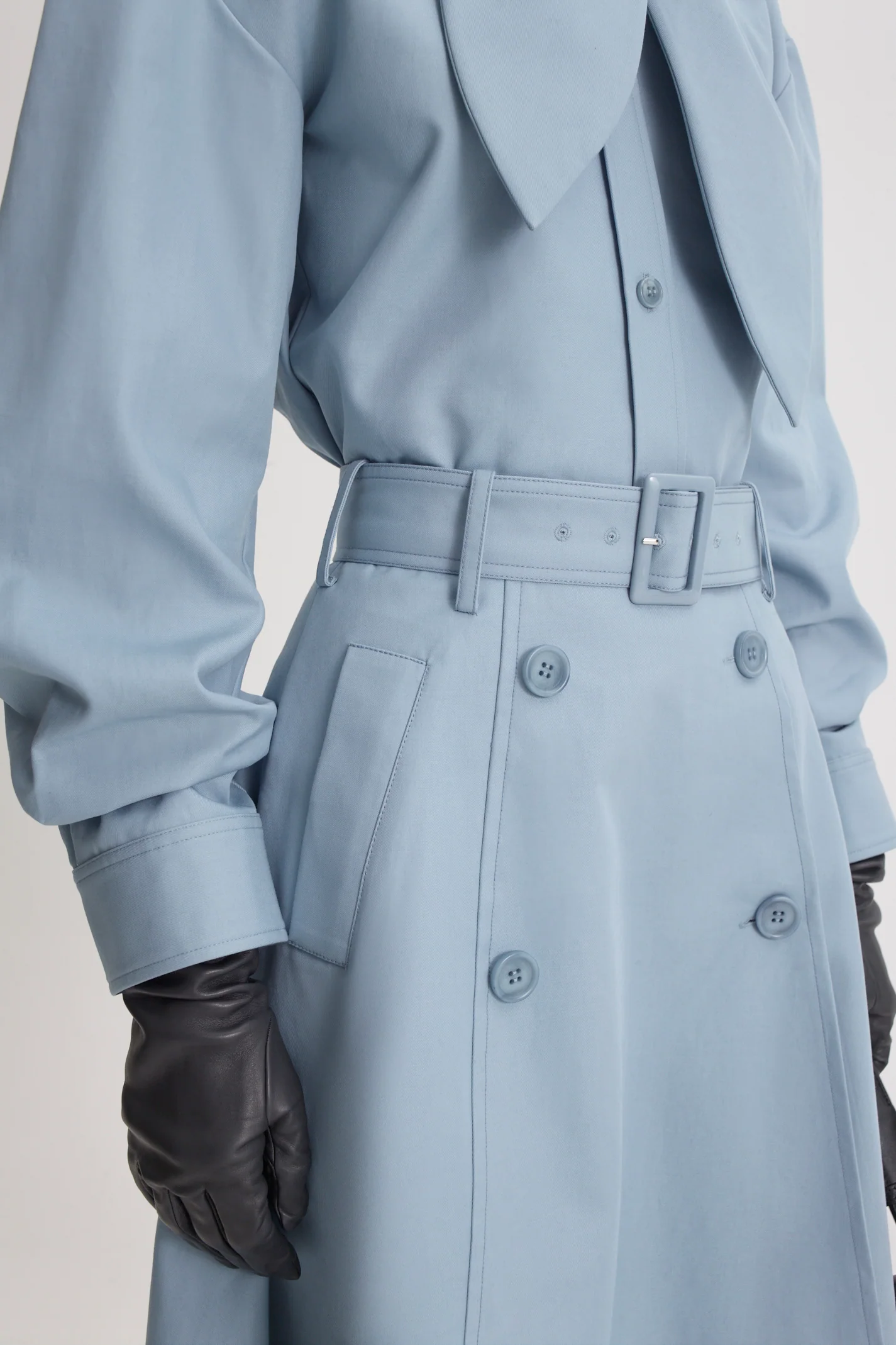 DOUBLE COTTON TRENCH SKIRT - Image 7