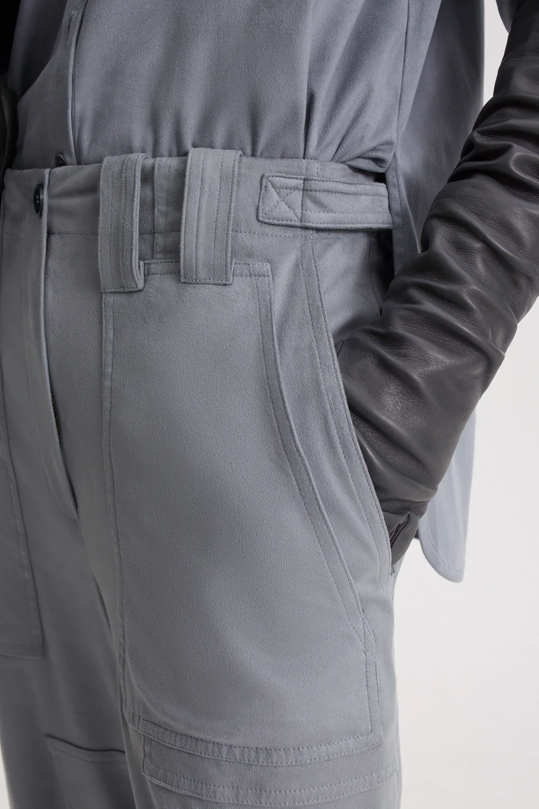 FAUX-SUEDE CROP CARGO - Image 6