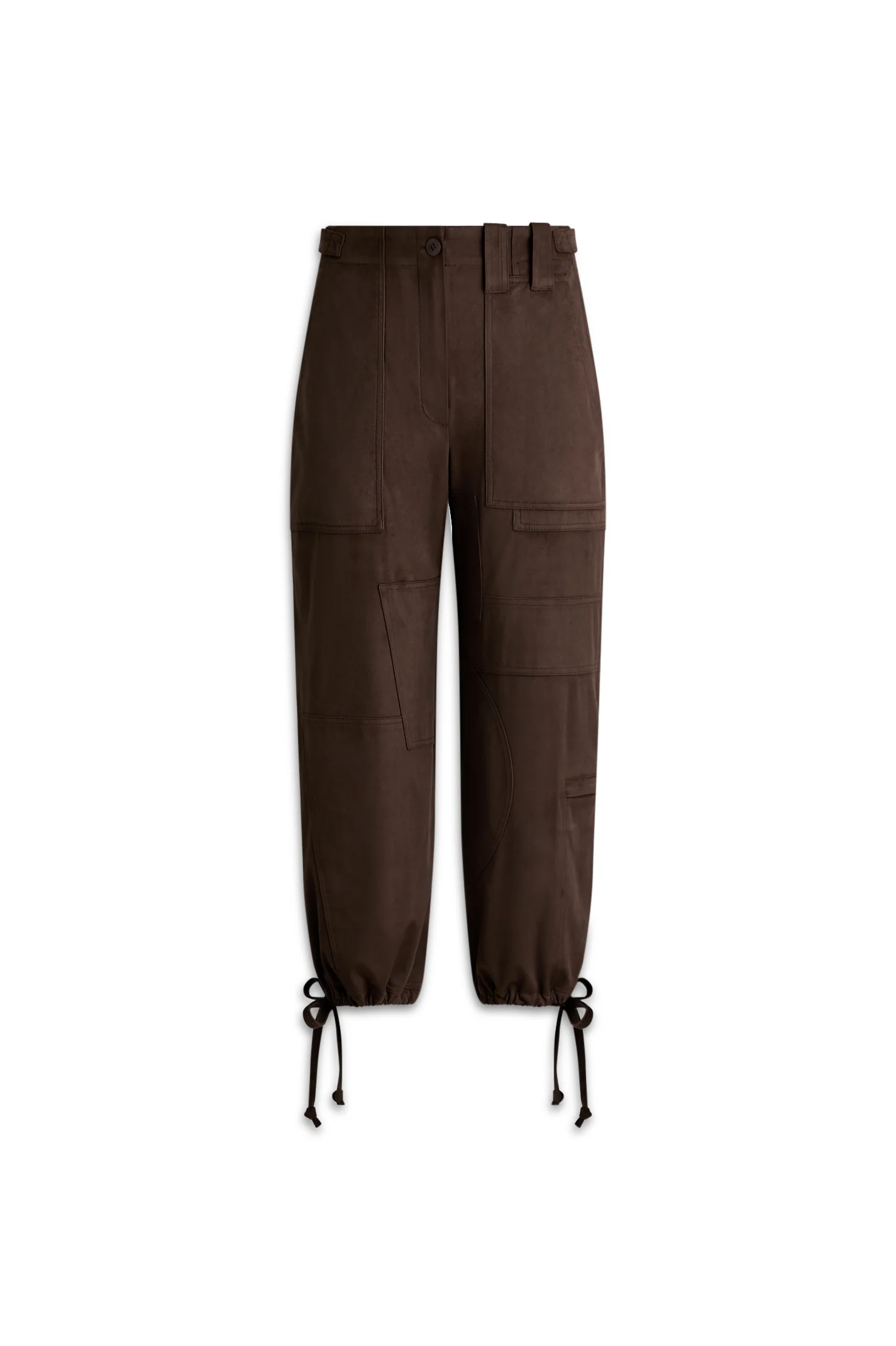 FAUX-SUEDE CROP CARGO