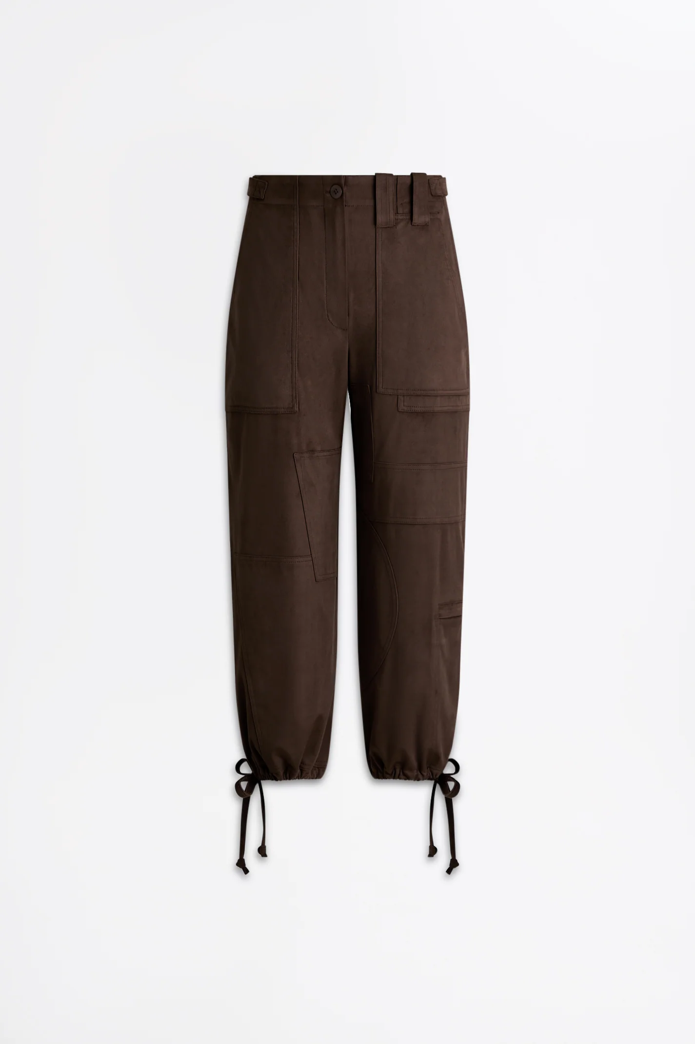 FAUX-SUEDE CROP CARGO - Image 2