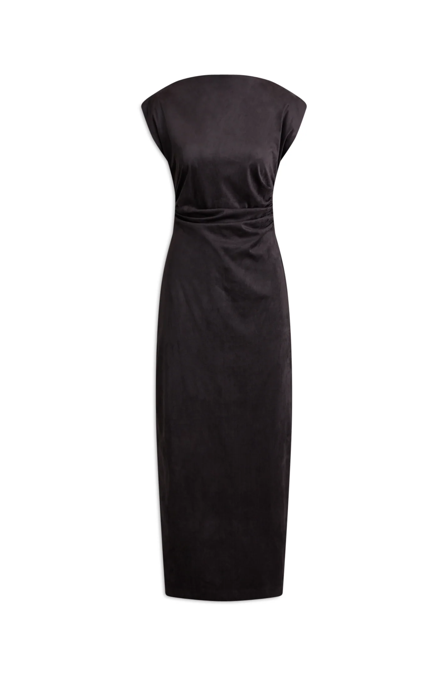 FAUX-SUEDE DRESS