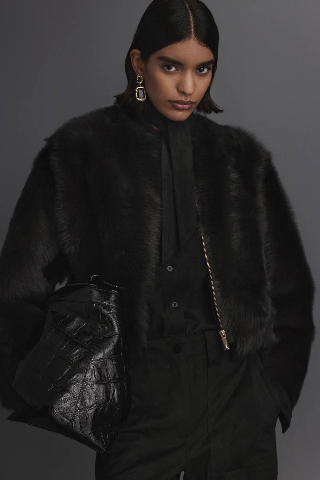 FAUX-SUEDE SHIRT - Image 3