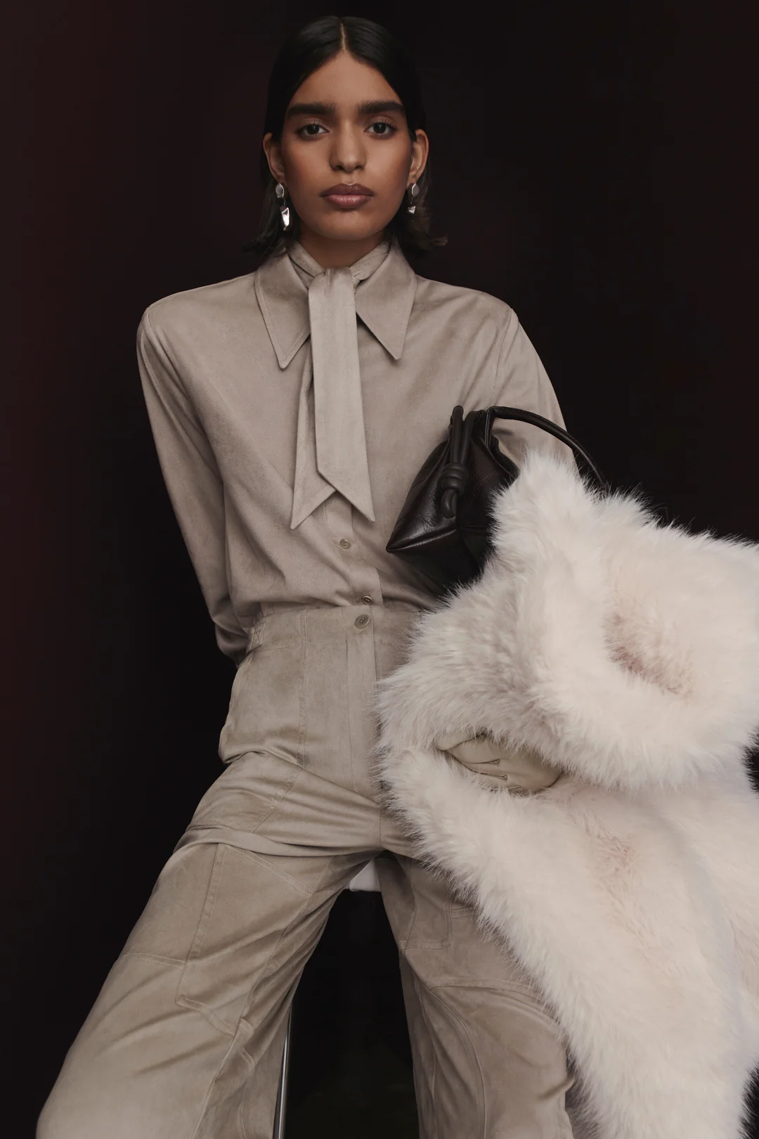 FAUX-SUEDE SHIRT - Image 3