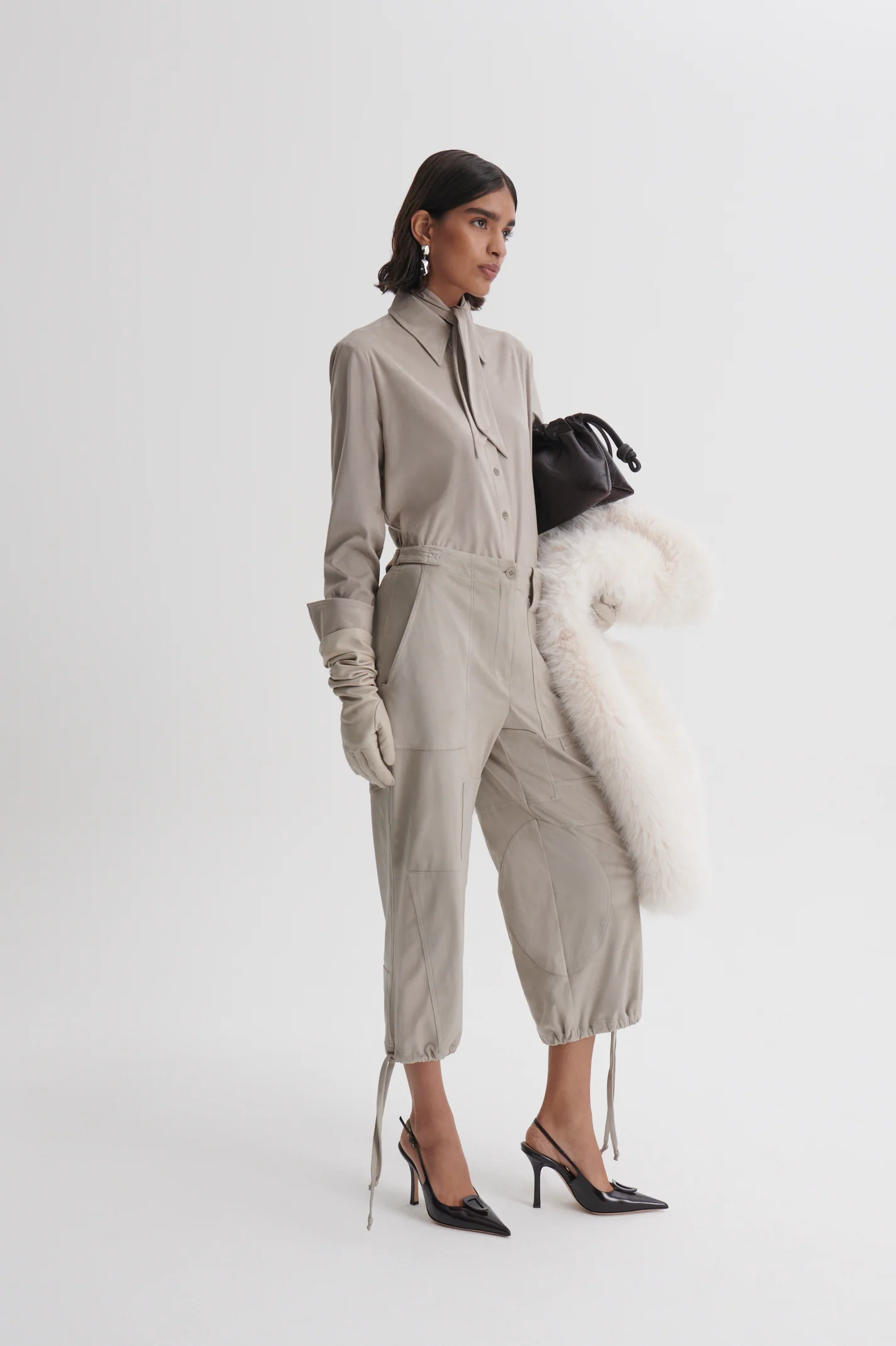FAUX-SUEDE SHIRT - Image 5