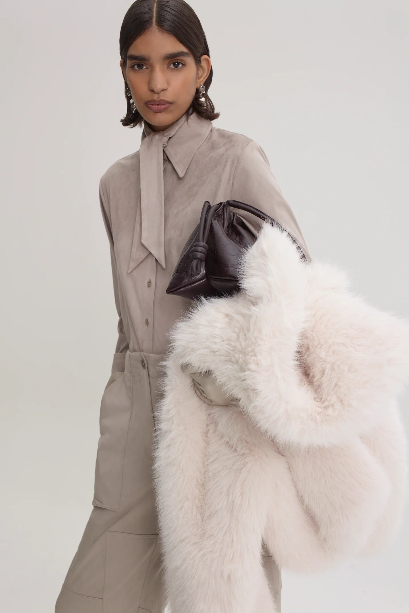 FAUX-SUEDE SHIRT - Image 7
