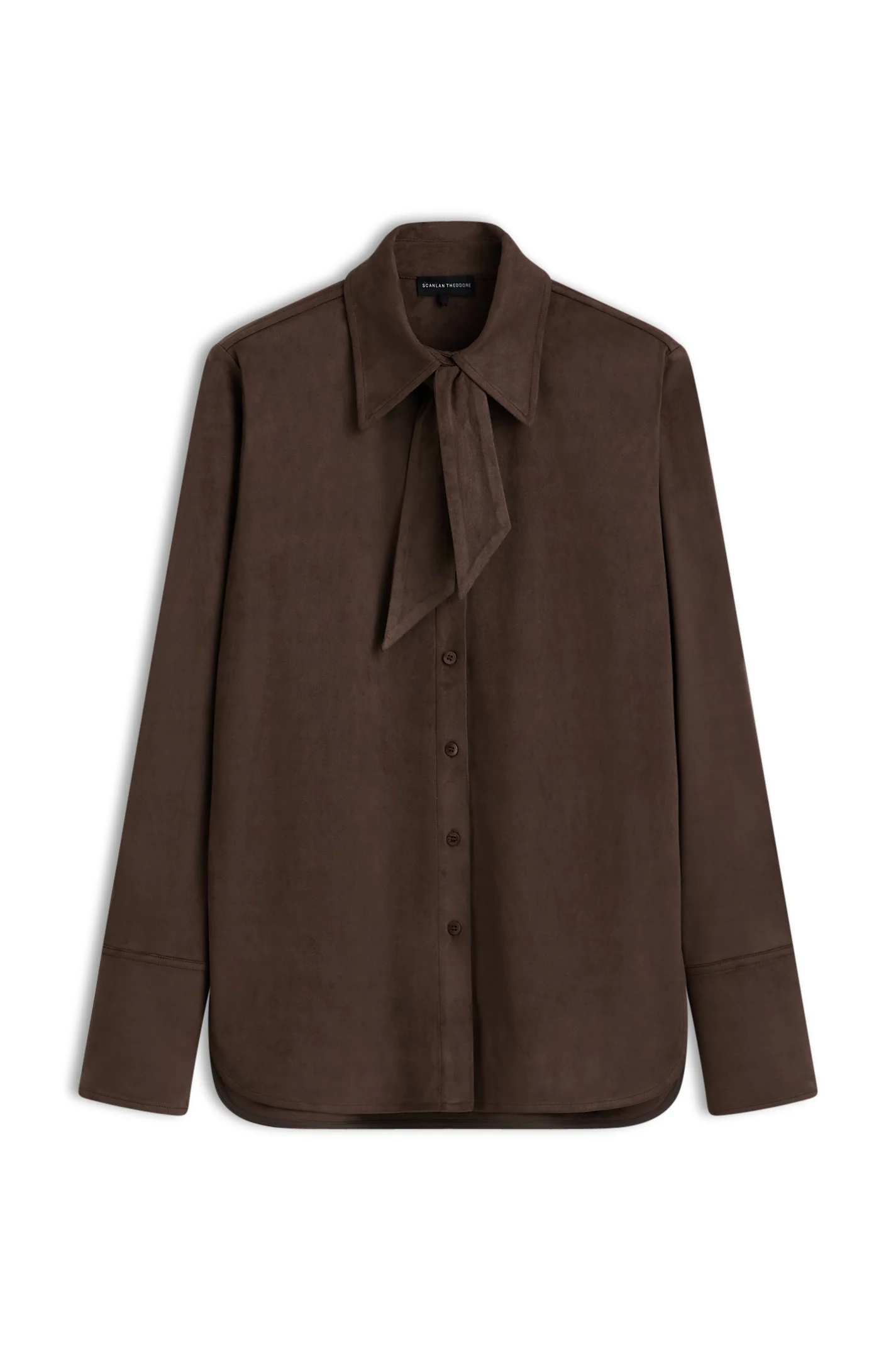 FAUX-SUEDE SHIRT