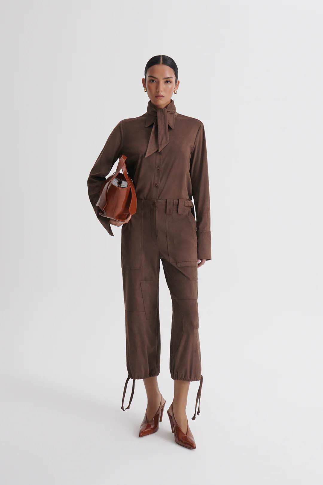 FAUX-SUEDE SHIRT - Image 4