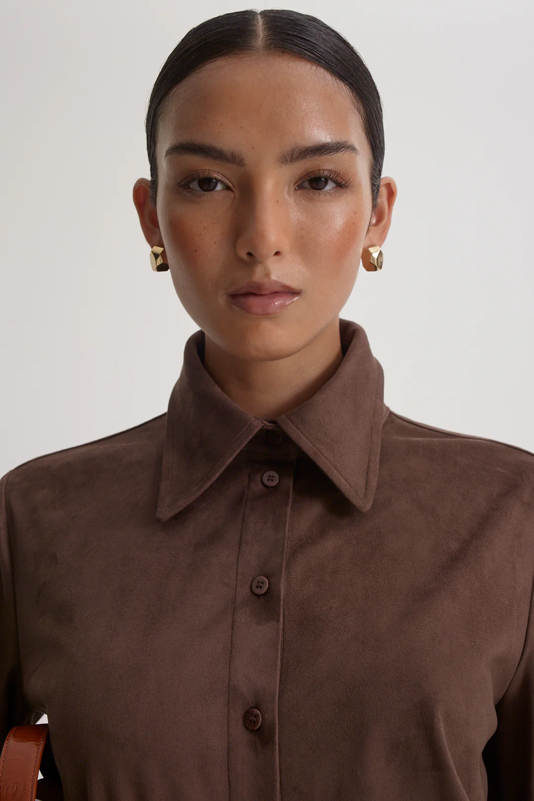 FAUX-SUEDE SHIRT - Image 7