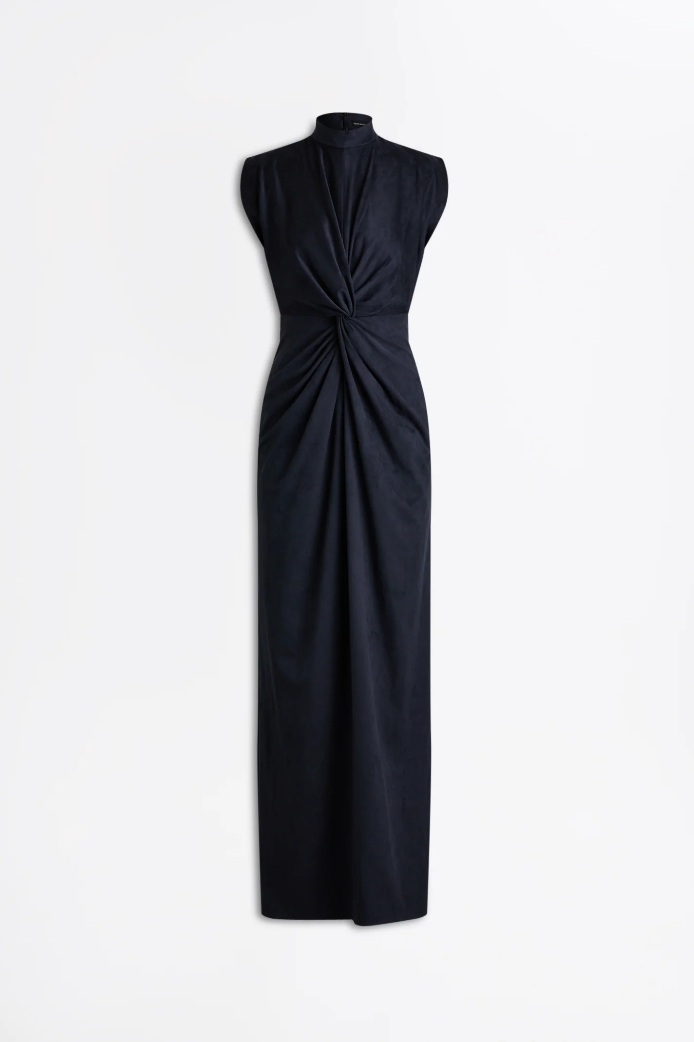 FAUX-SUEDE TURBAN GOWN - Image 2
