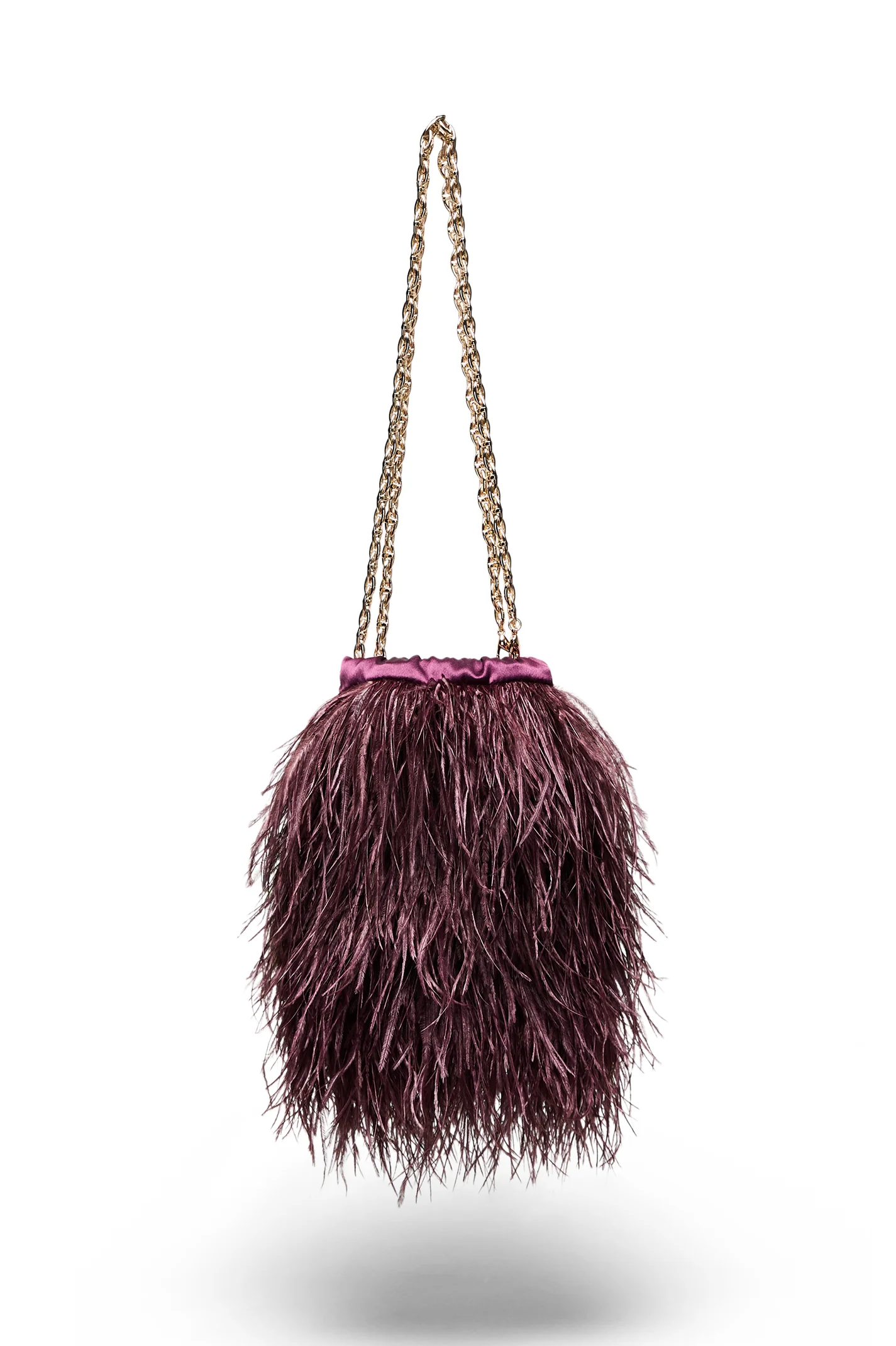 FEATHER BUCKET BAG