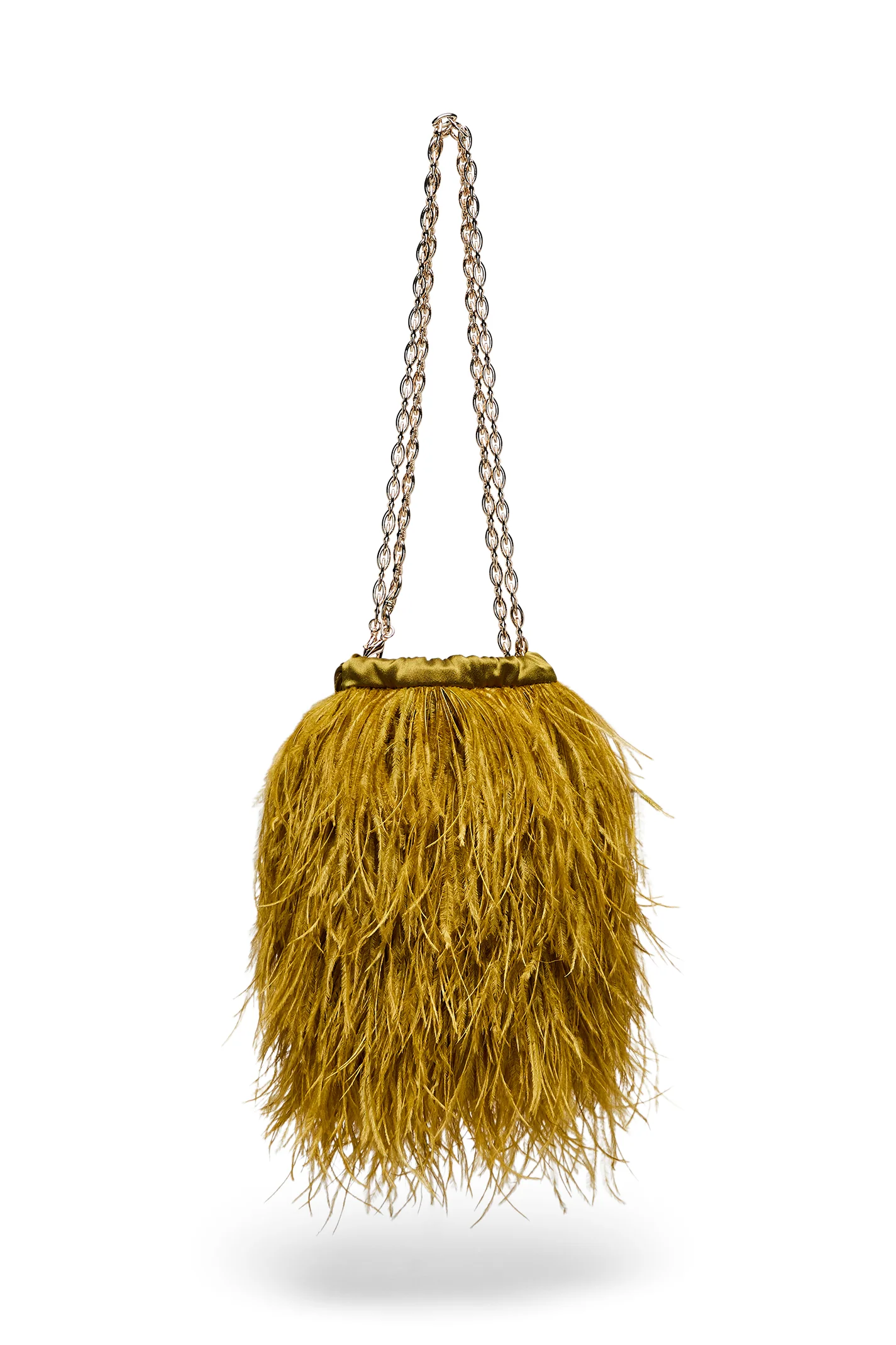 FEATHER BUCKET BAG
