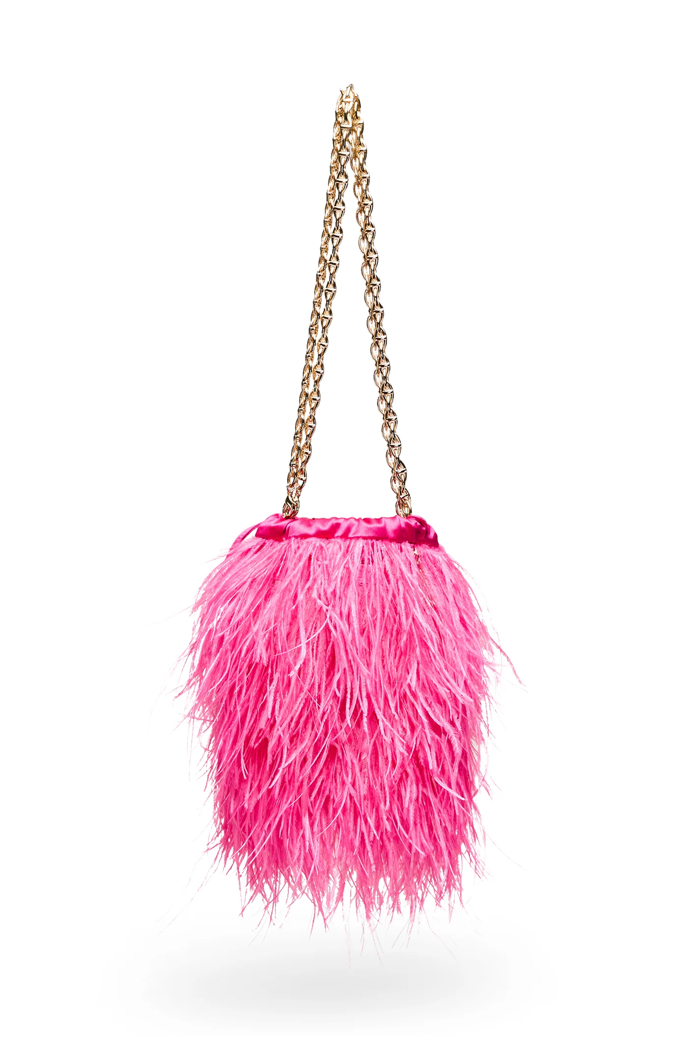 FEATHER BUCKET BAG