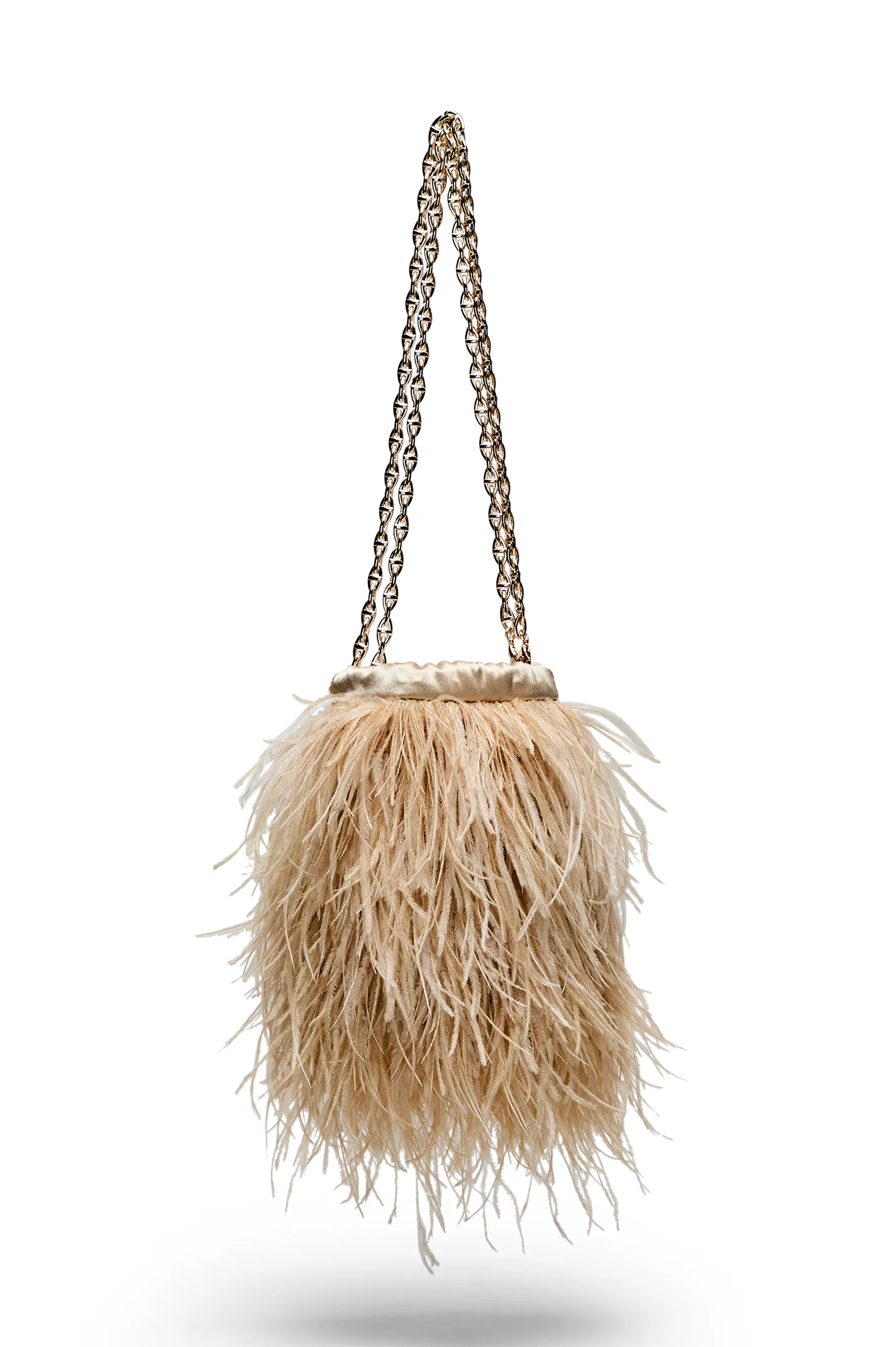 FEATHER BUCKET BAG
