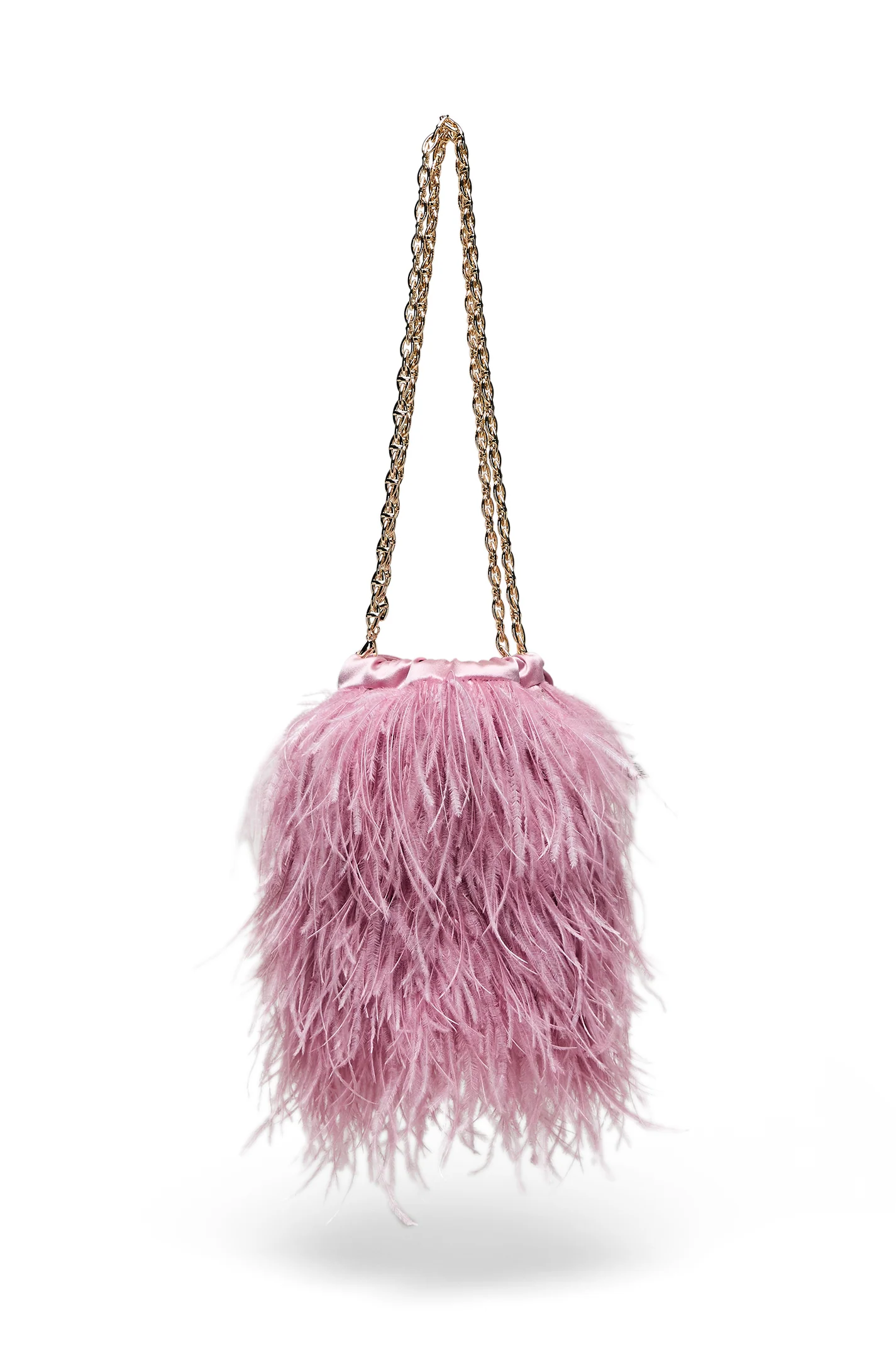 FEATHER BUCKET BAG
