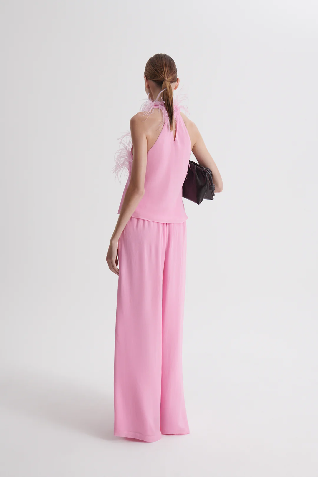 FEATHER FUNNEL NECK TOP - Image 7
