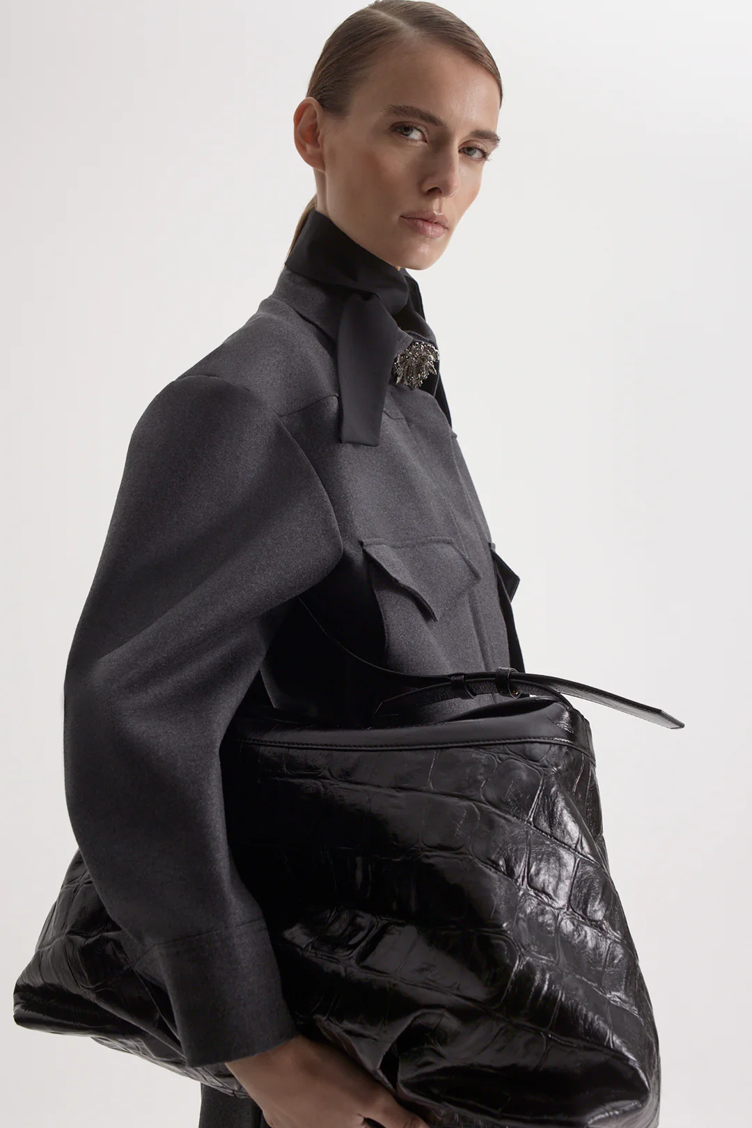 FLANNEL PATCH POCKET BOMBER - Image 8