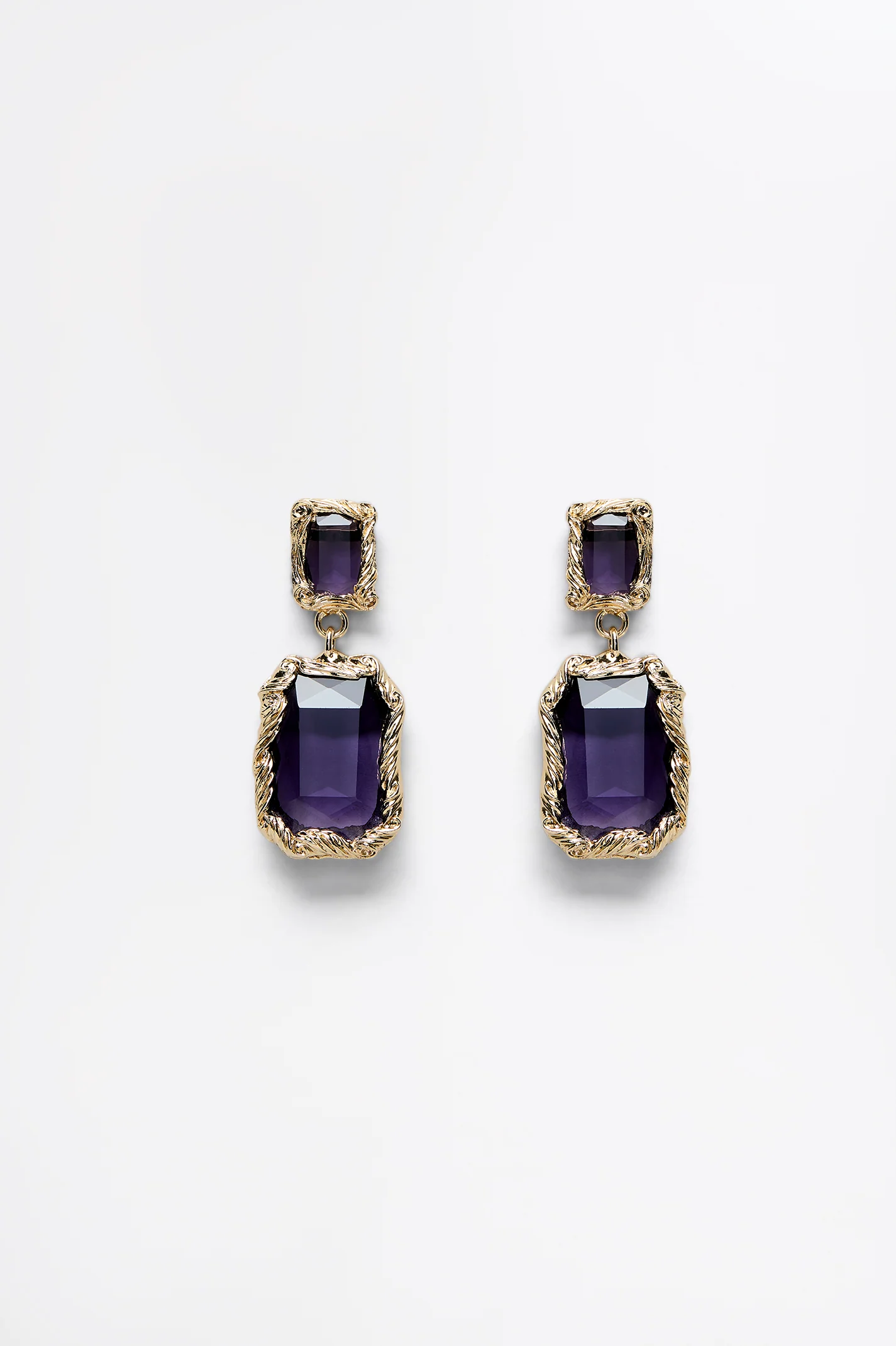 ITALIAN CRYSTAL DROP EARRINGS - Image 4