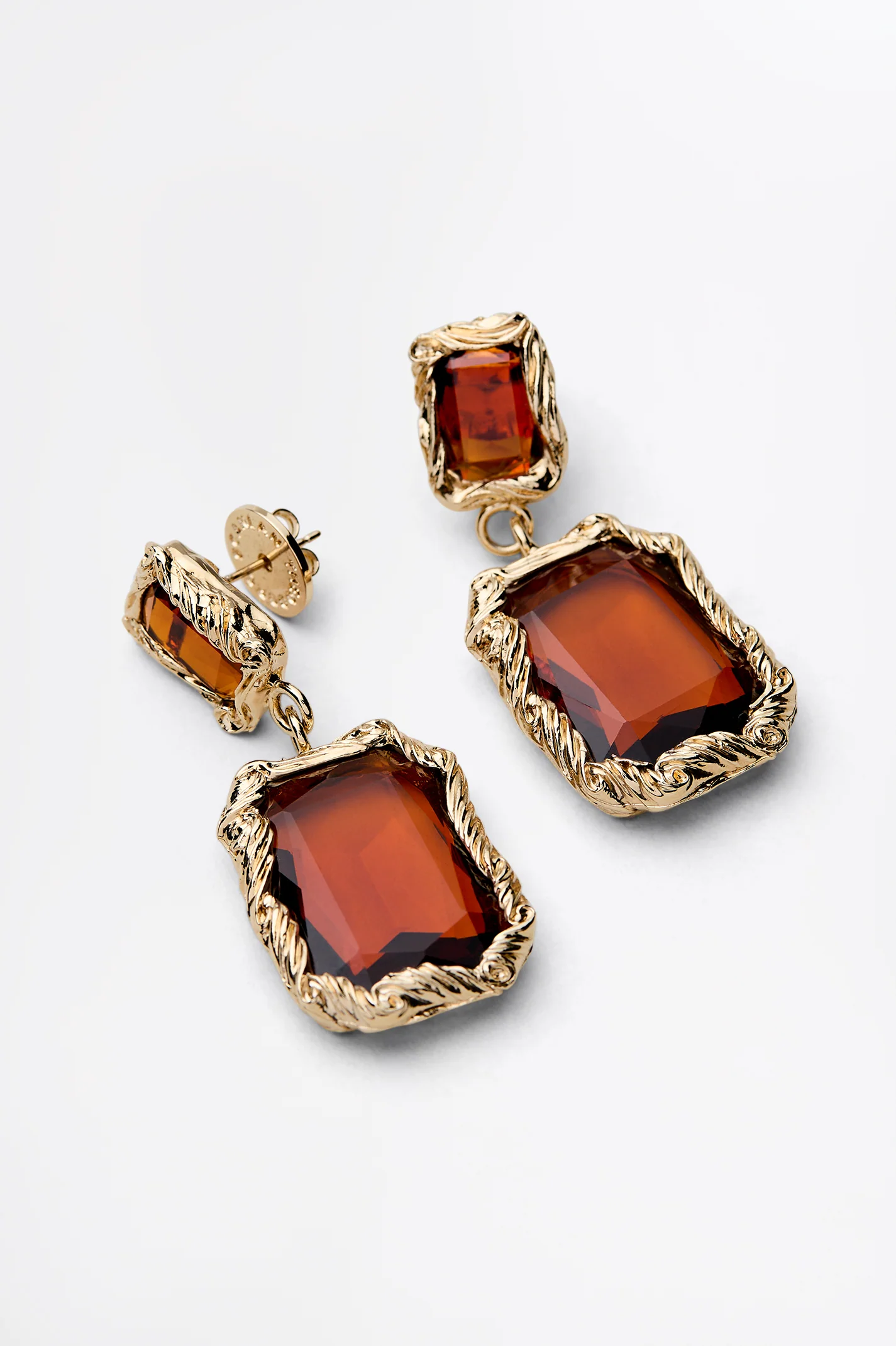 ITALIAN CRYSTAL DROP EARRINGS - Image 2