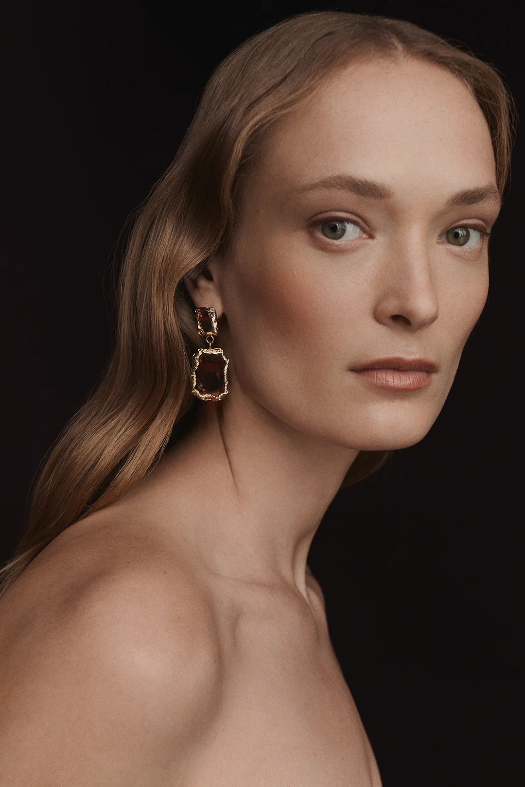 ITALIAN CRYSTAL DROP EARRINGS - Image 3