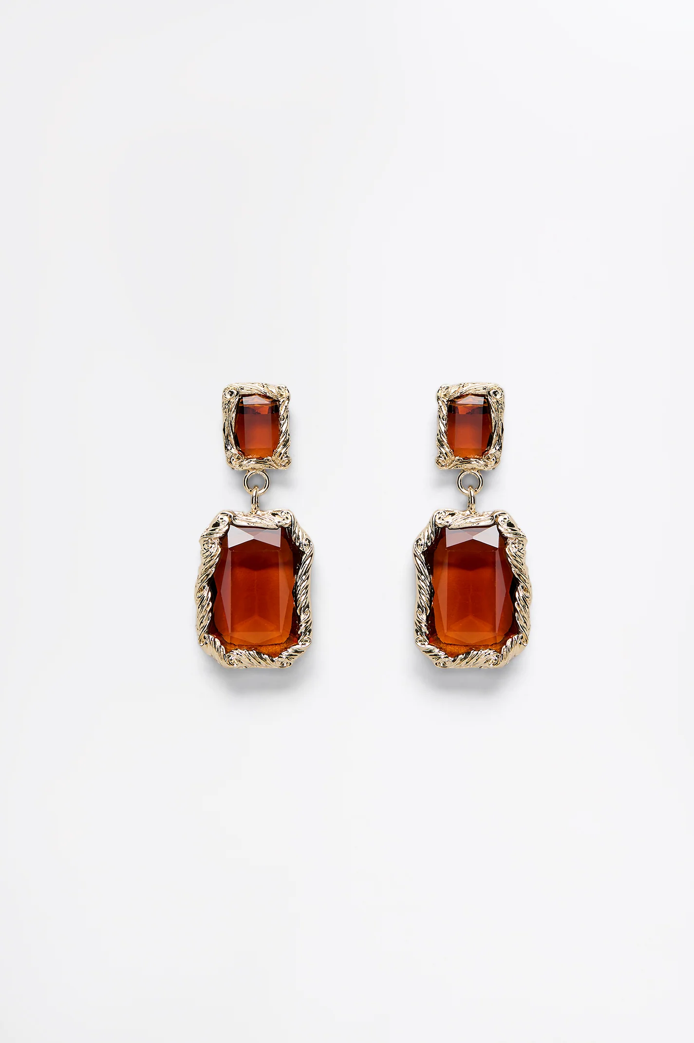 ITALIAN CRYSTAL DROP EARRINGS - Image 4