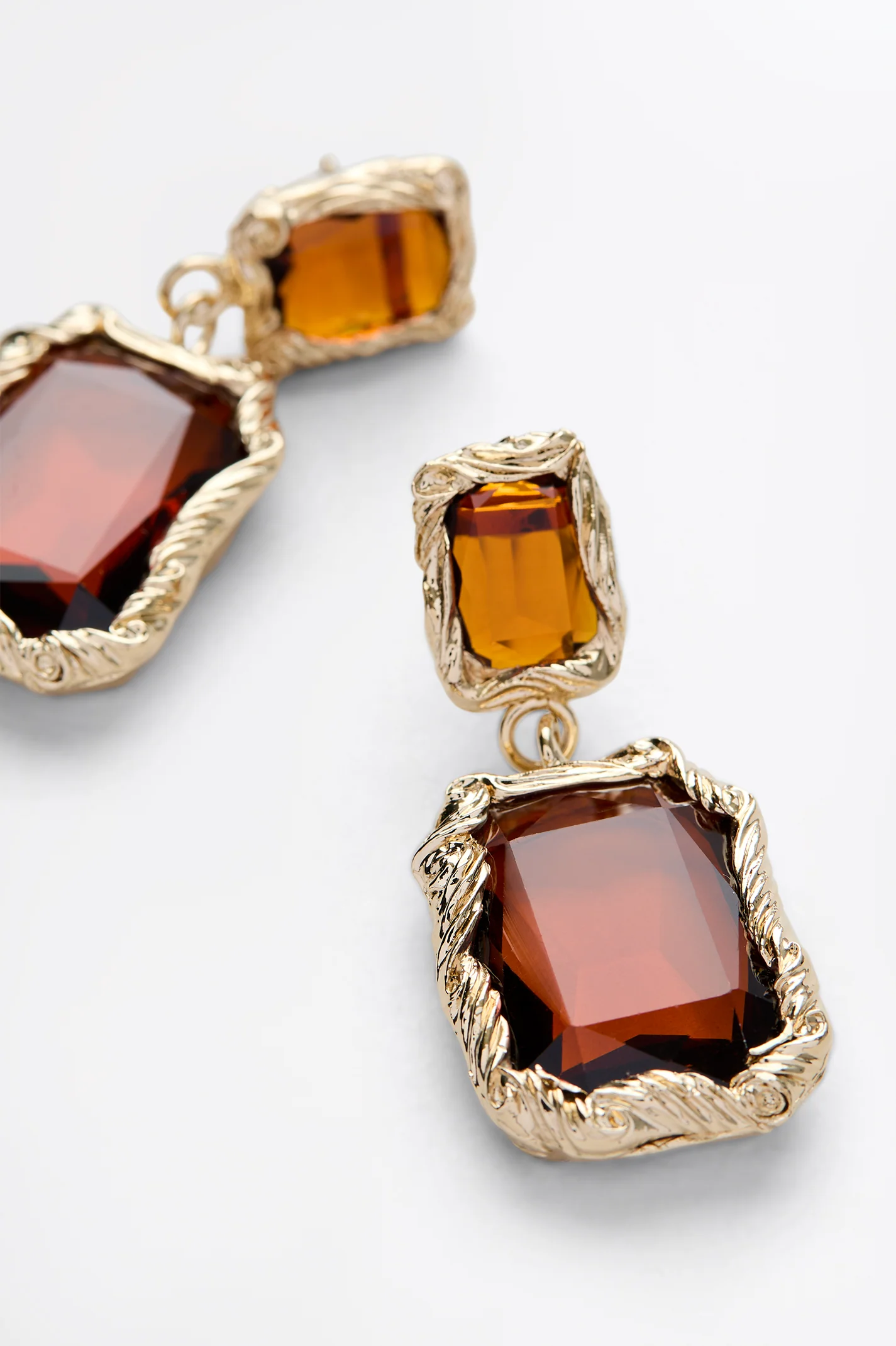 ITALIAN CRYSTAL DROP EARRINGS - Image 5