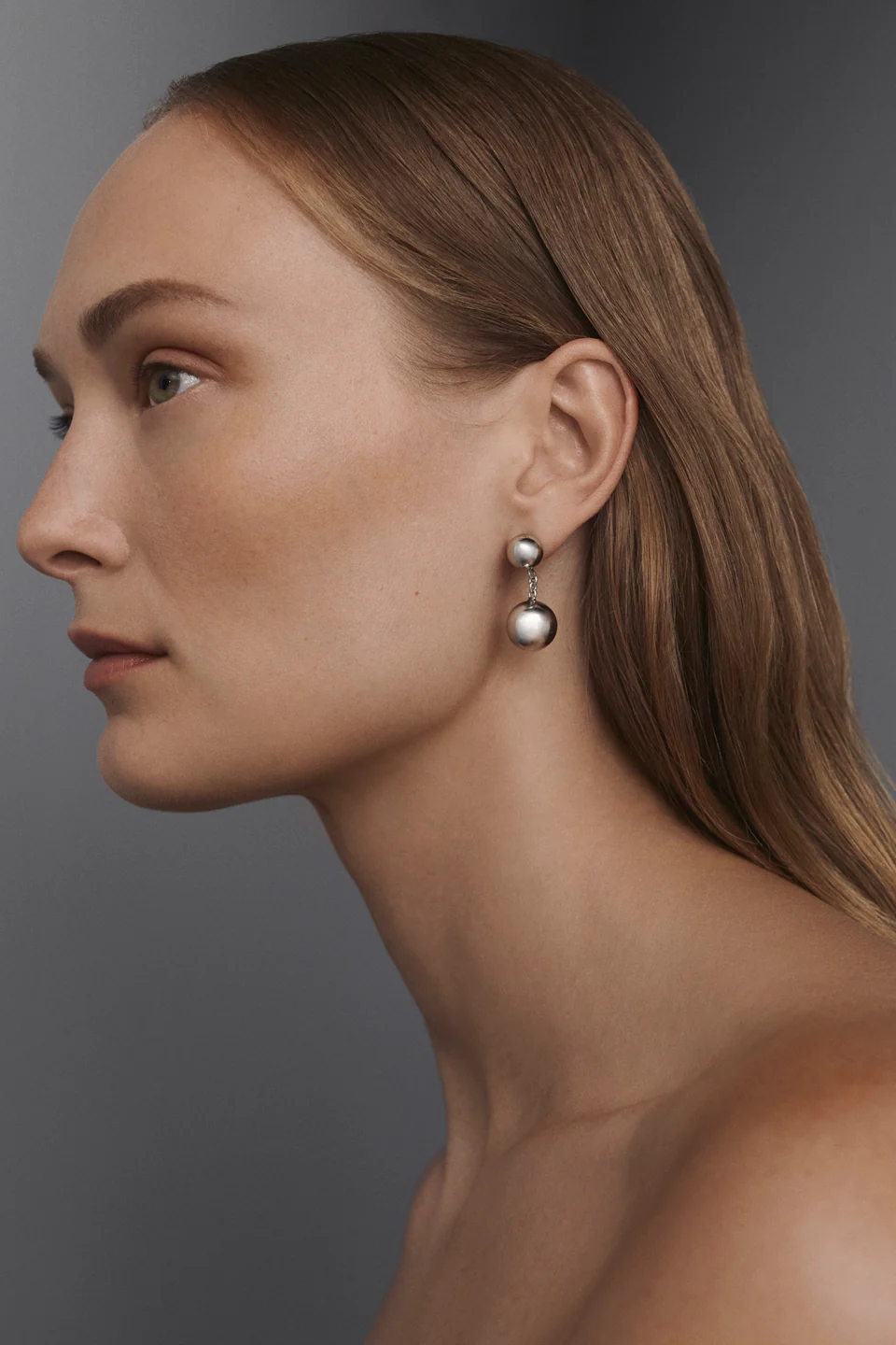 ITALIAN SPHERE DROP EARRINGS - Image 3
