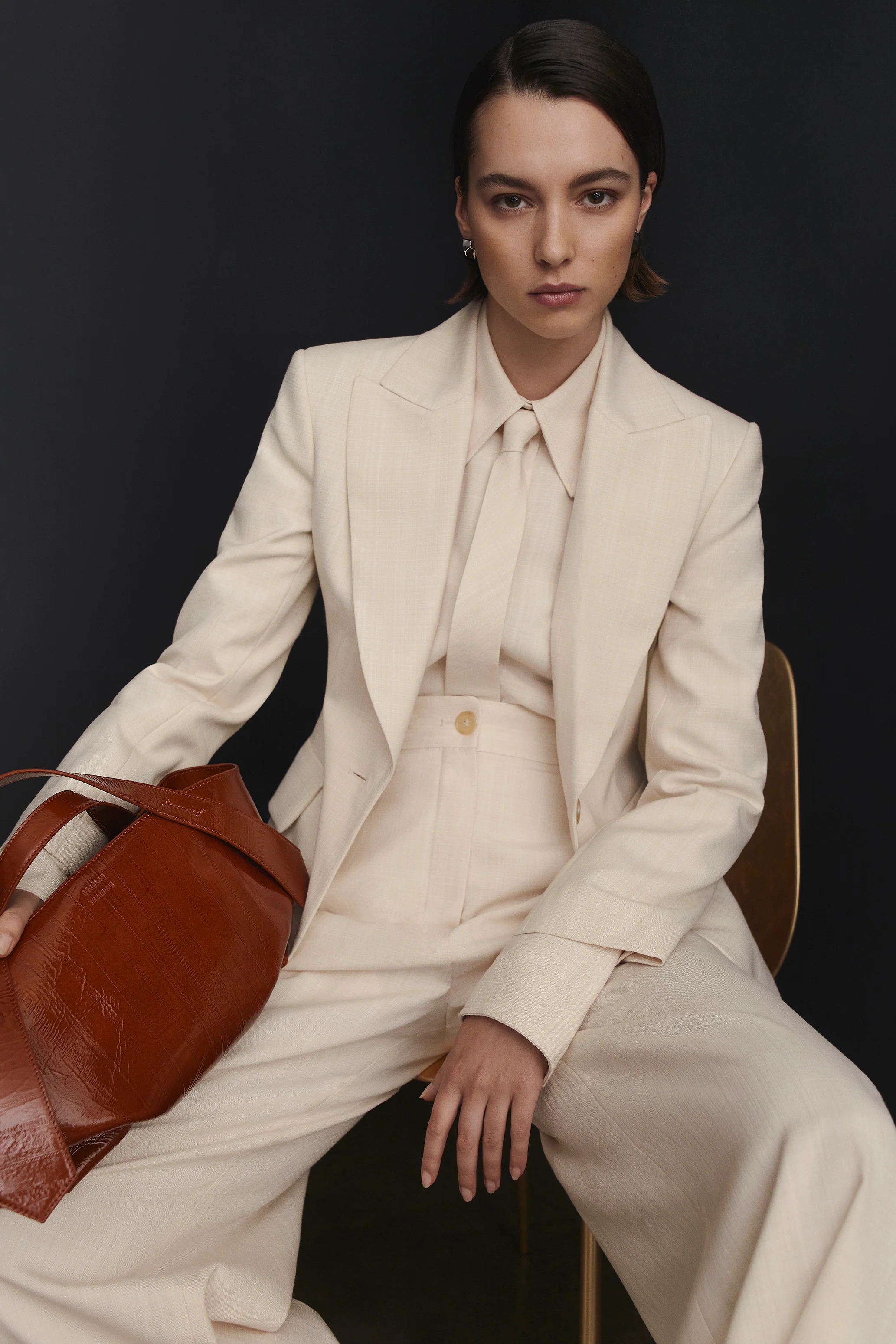 ITALIAN TEXTURED TIE SHIRT - Image 3