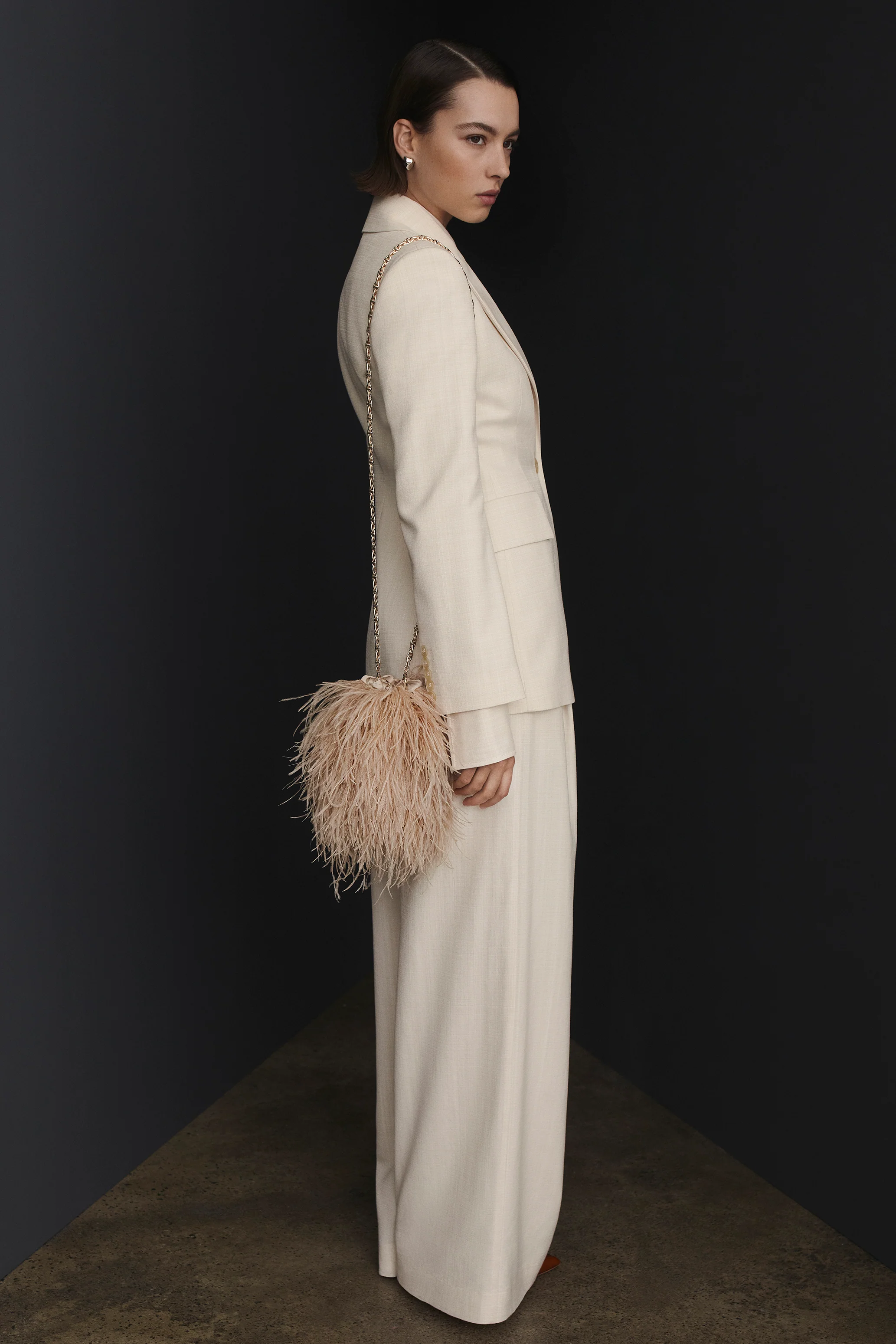 ITALIAN TEXTURED  TROUSER - Image 3