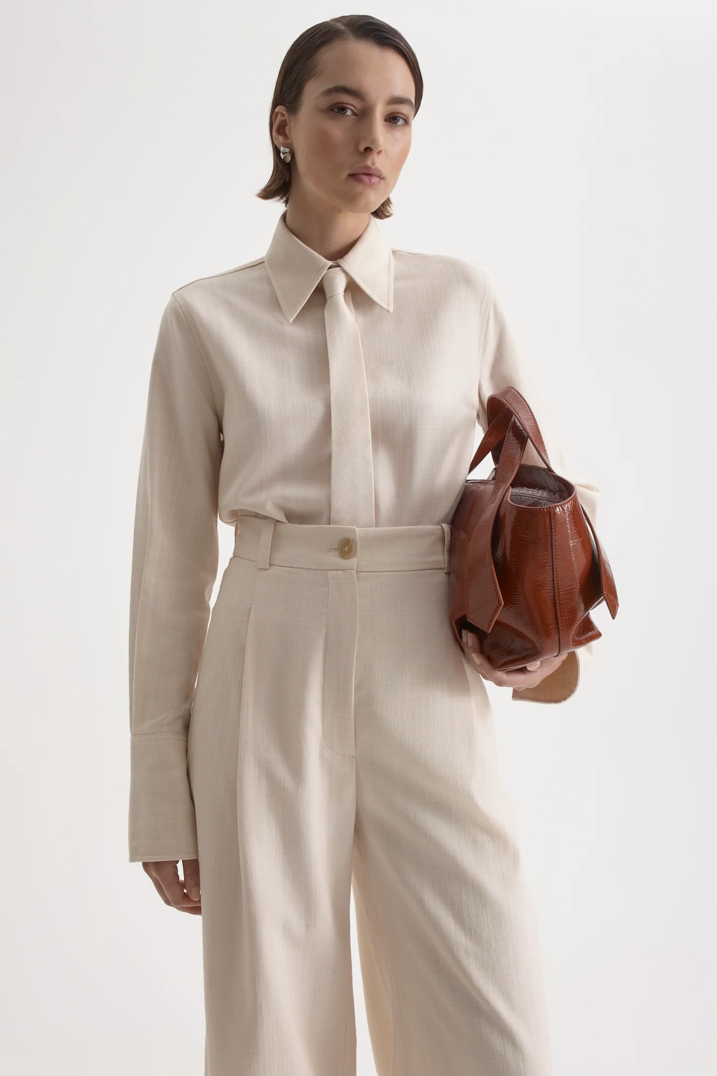 ITALIAN TEXTURED  TROUSER - Image 7