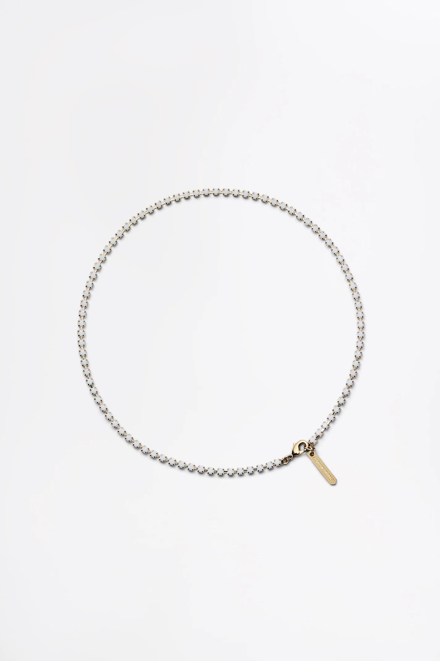 ITALIAN OPAL STRASS FINE CHOKER - Image 4