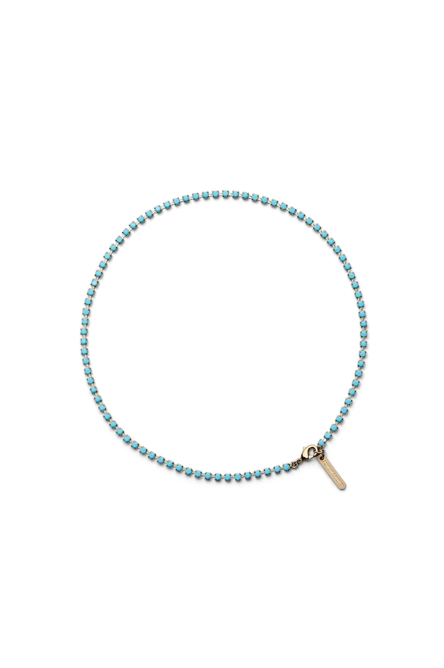ITALIAN OPAL STRASS FINE CHOKER